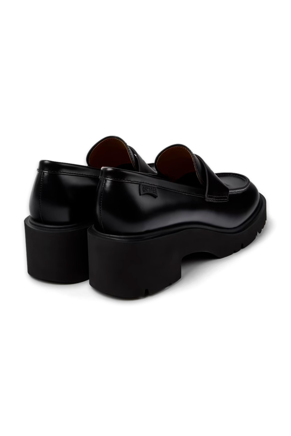 K201425 Milah Makosen Deri Siyah Kadın Ayakkabı - Görsel 5