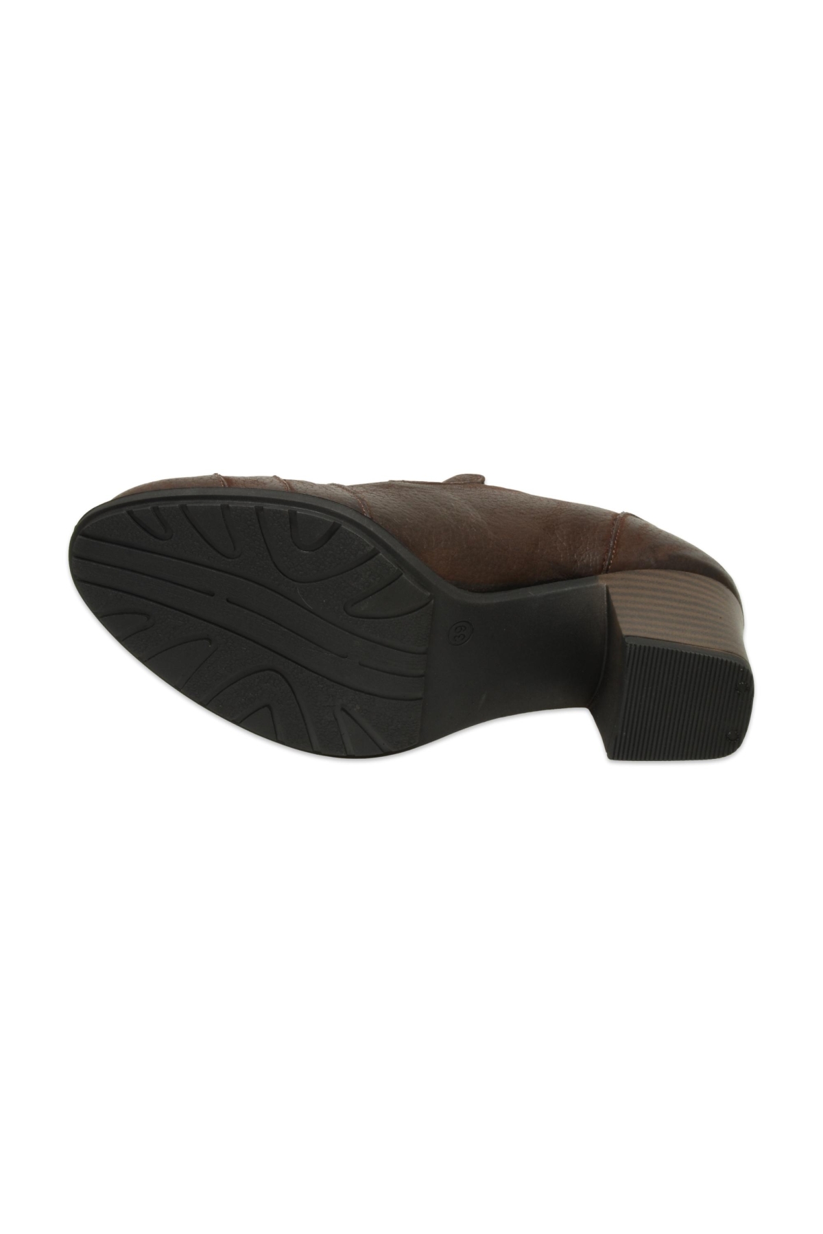 D25Ka-3360 Günlük Topuklu Vizon Kadın Ayakkabı - Görsel 6