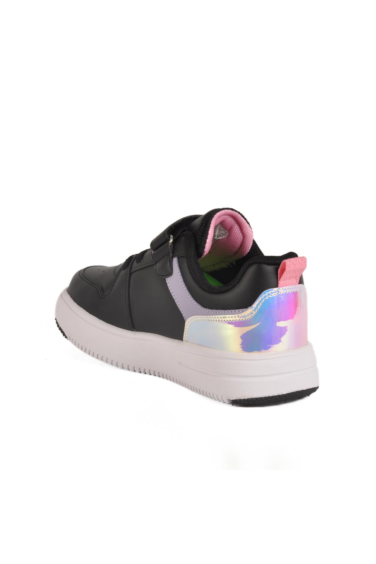 Pepino 1603 F Siyah-Lila-Pembe Hafif Bebek Spor Ayakkabı - Görsel 5