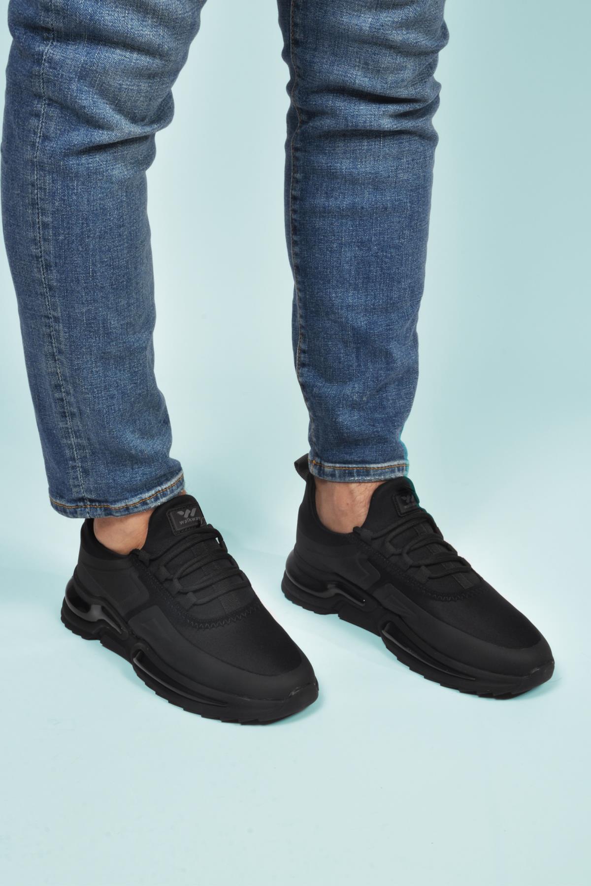 Than 836 M Siyah Fileli Erkek Spor Ayakkabı - Görsel 4