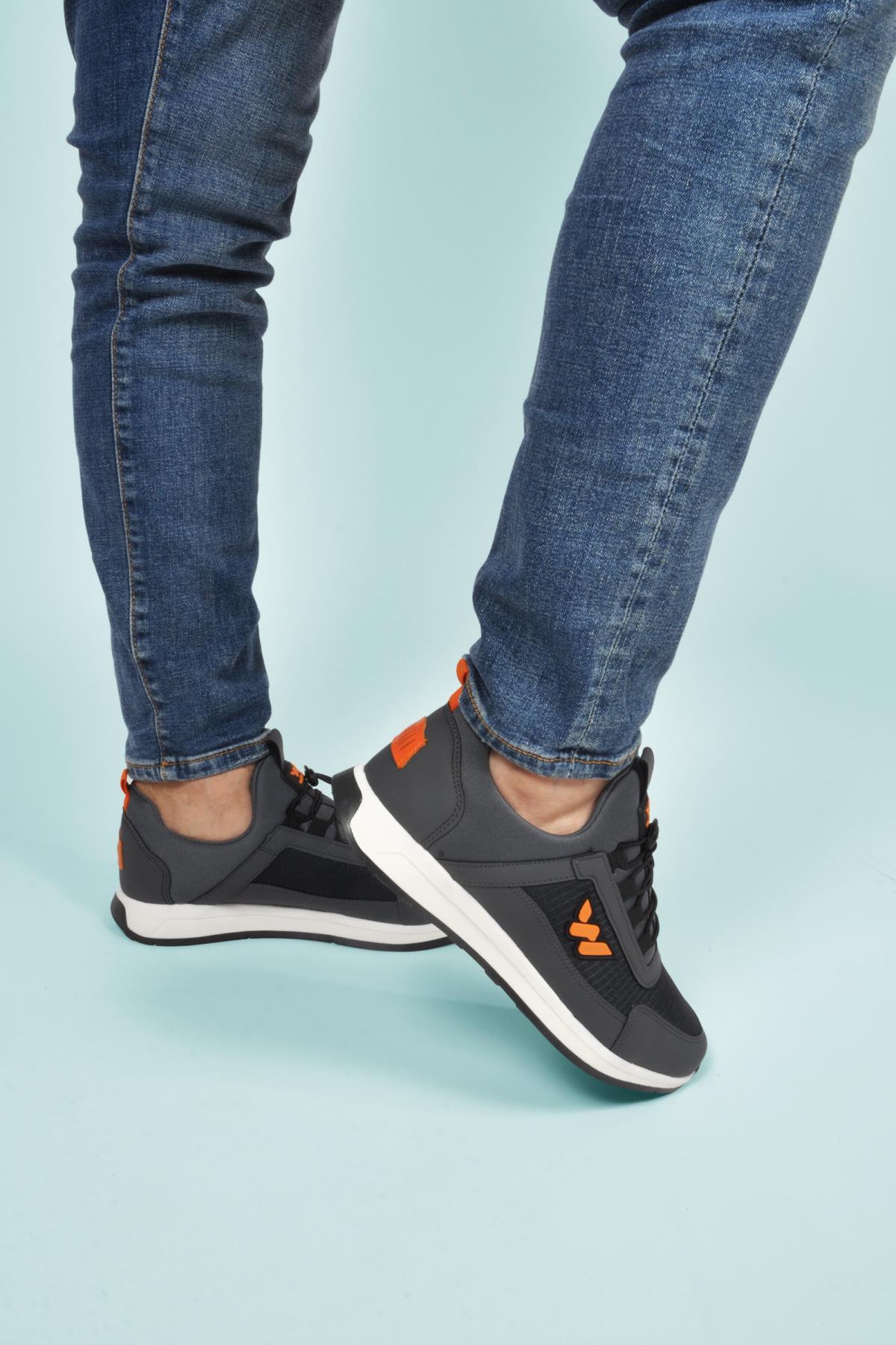 Apollo 166 M Füme Fileli Hafif Erkek Spor Ayakkabı - Görsel 2