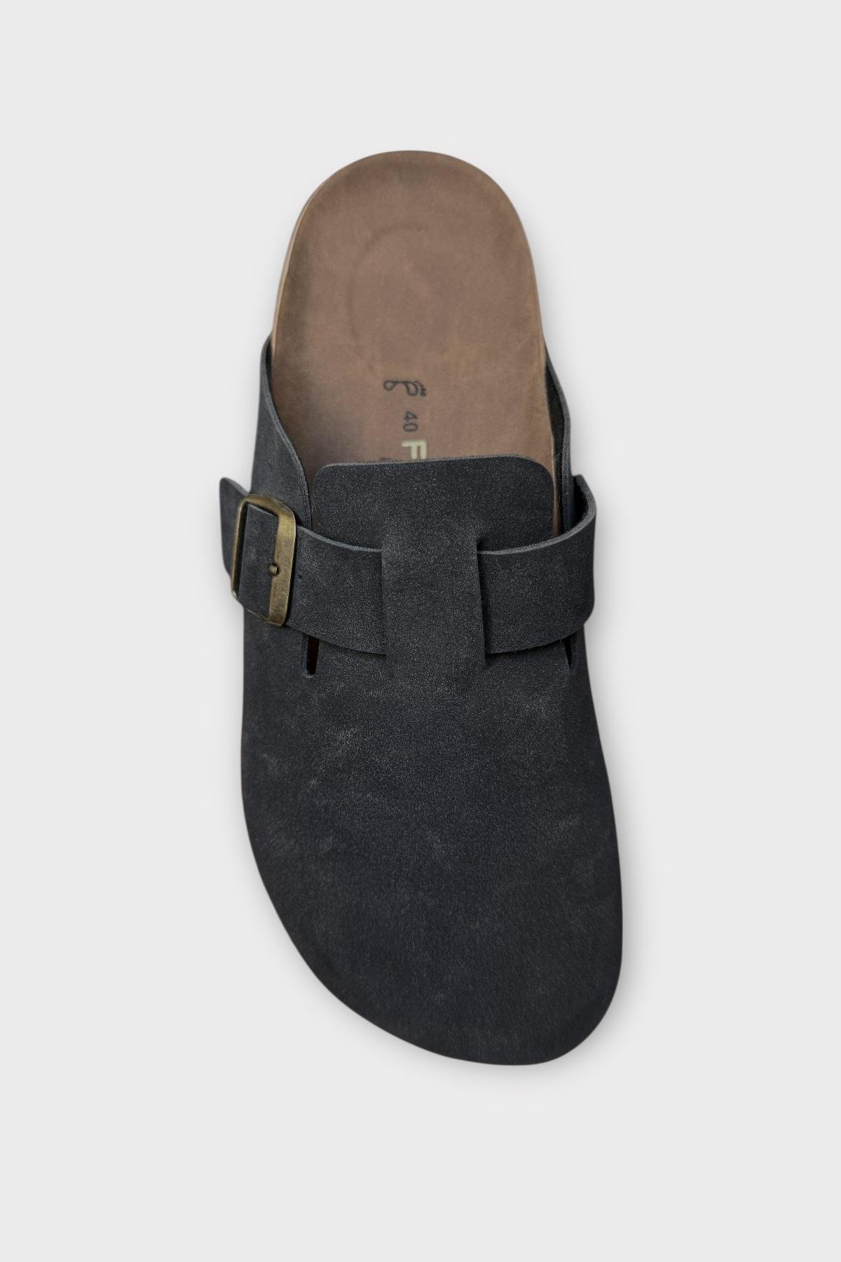Mantar Taban Boston Birkens Model Günlük Sabo Unisex Ev Terliği SİYAH - Görsel 8