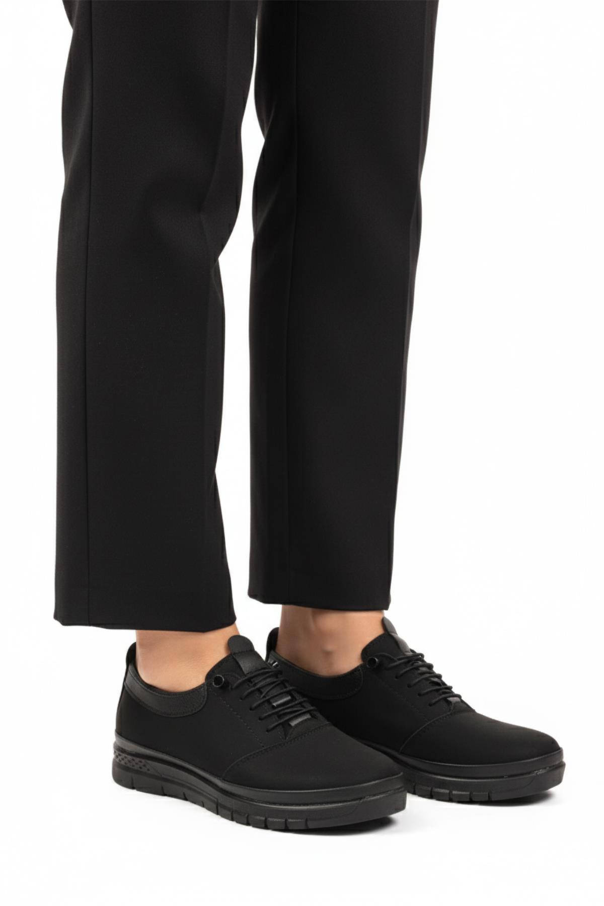 Ayk's 029 Z Siyah Zümrüt Kadın Günlük Ayakkabı - Görsel 4