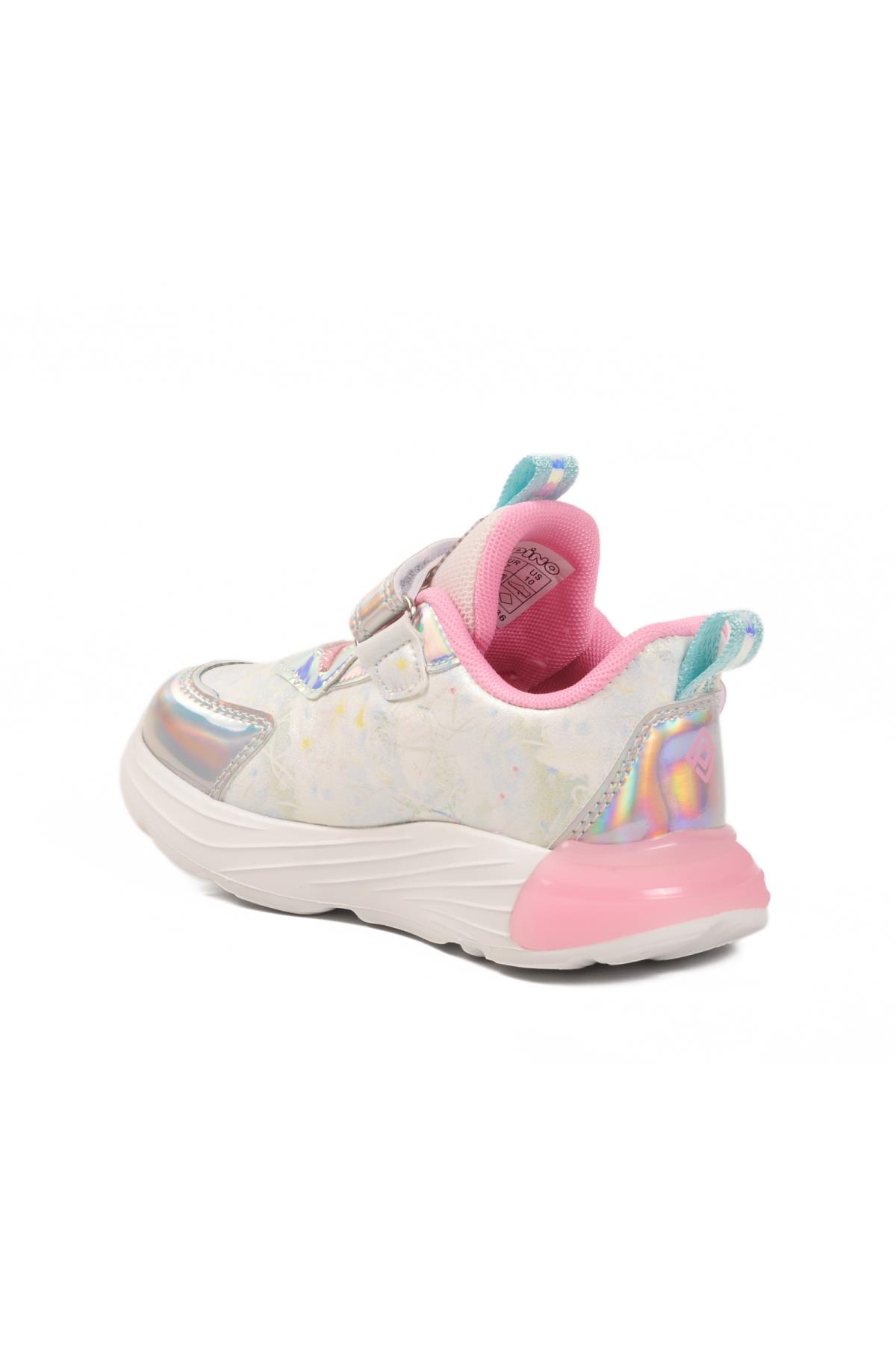 Gümüş Mevsimlik Figürlü Çocuk Spor Ayakkabı Pepino 1986 P - Görsel 5