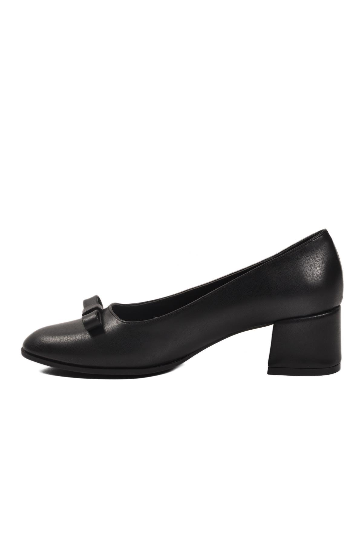 519081 Z Siyah Kadın Topuklu Ayakkabı - Görsel 5