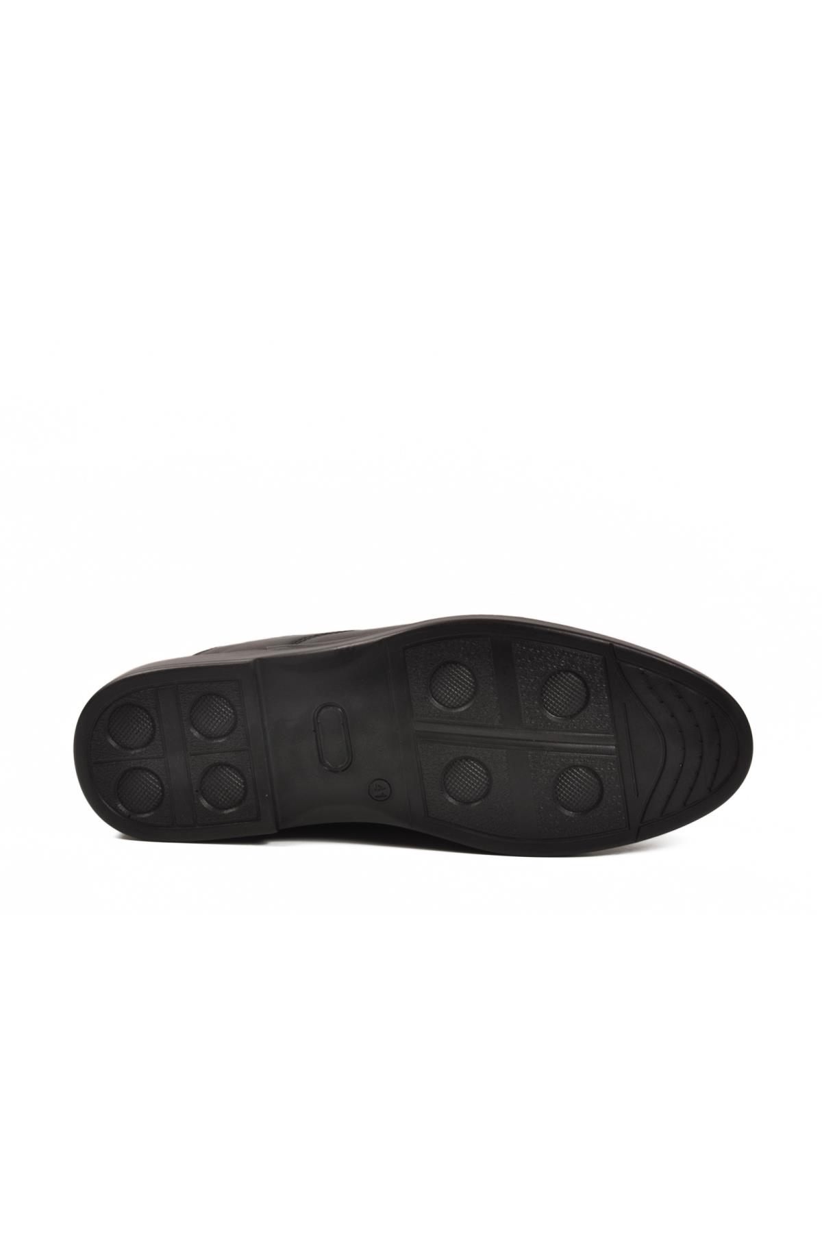 DSN 2026 M Siyah Hakiki Deri Erkek Günlük Ayakkabı - Görsel 6