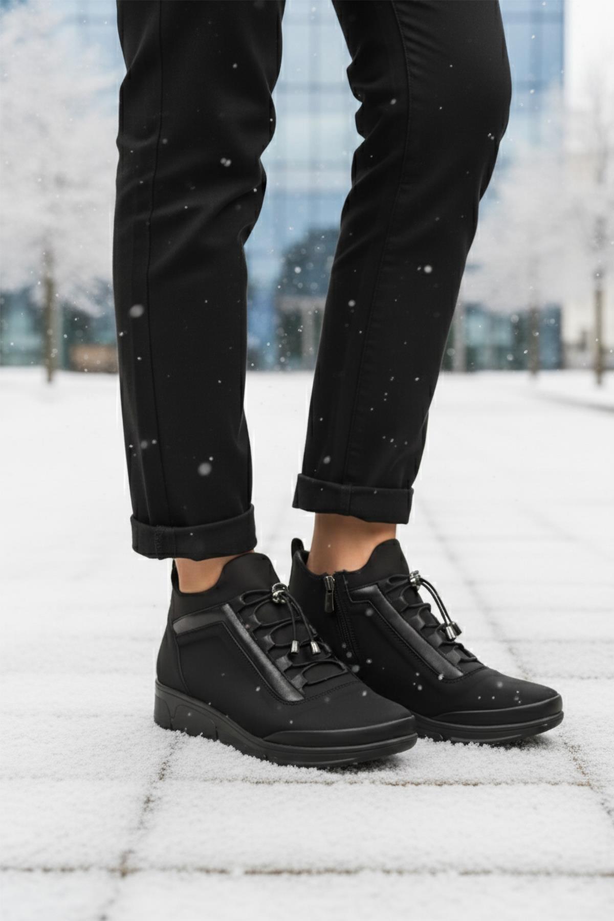 Ayakmod293113 Z Siyah Zümrüt  Kadın Bot