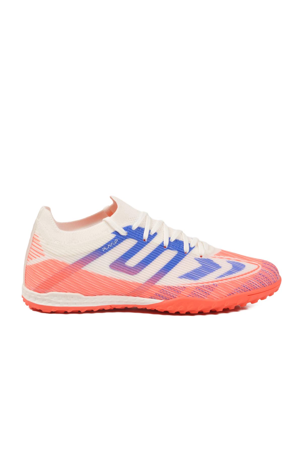 MH-252-149 M Beyaz-Saks Erkek Halı Saha Ayakkabısı Playup - Görsel 3