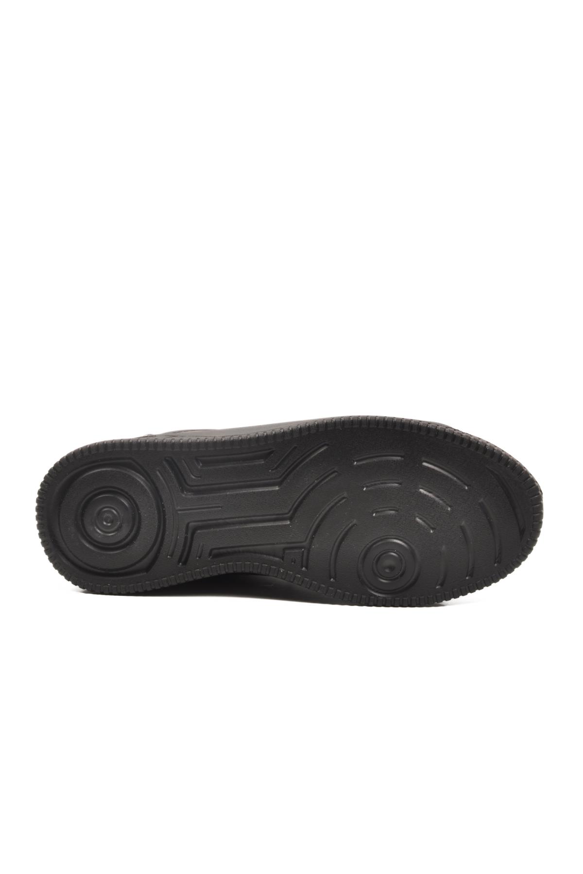 201 G Siyah-Siyah Taşlı Mevsimlik Sneaker - Görsel 6