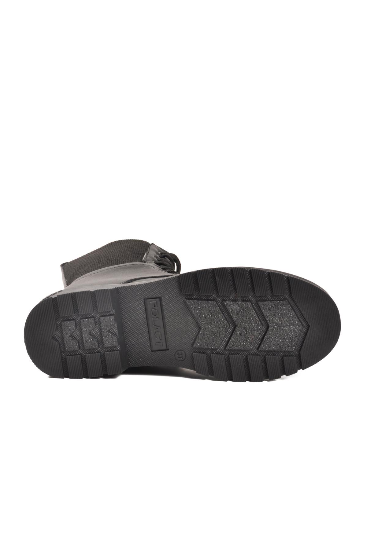 23002 Z Siyah Kadın Bot - Görsel 6