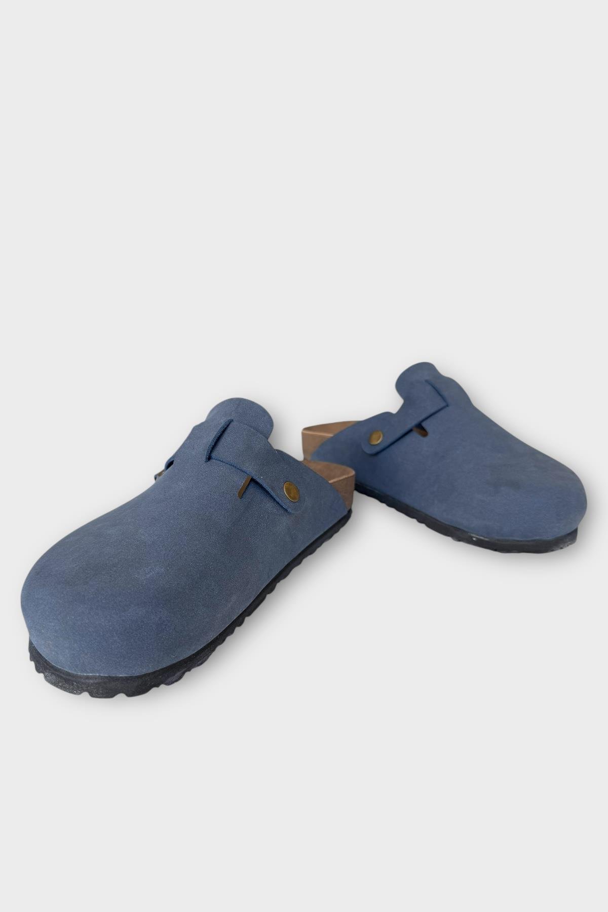 Mantar Taban Boston Birkens Model Günlük Sabo Unisex Ev Terliği FÜME - Görsel 5