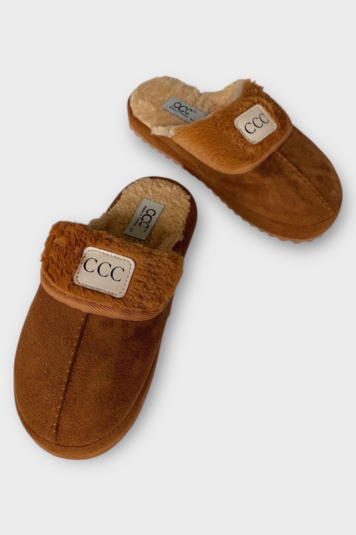 İçi Peluş Ses Yapmaz Eva Taban Kadın EvTerliği TABA - Görsel 5