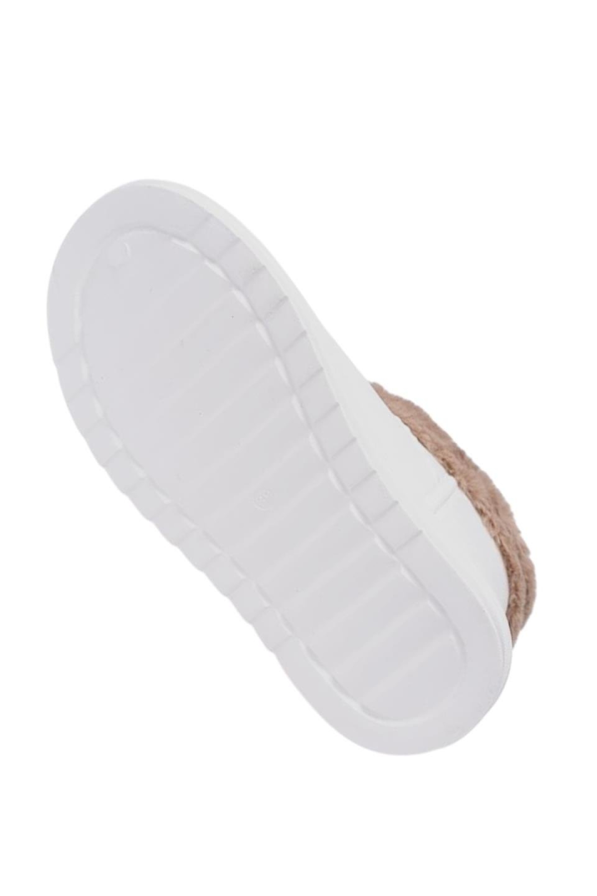 Liger Liger Yuvarlak Burun Kadın Kürklü Kısa Yağmur Botu BEYAZ | Flo Beyaz - 10. görsel