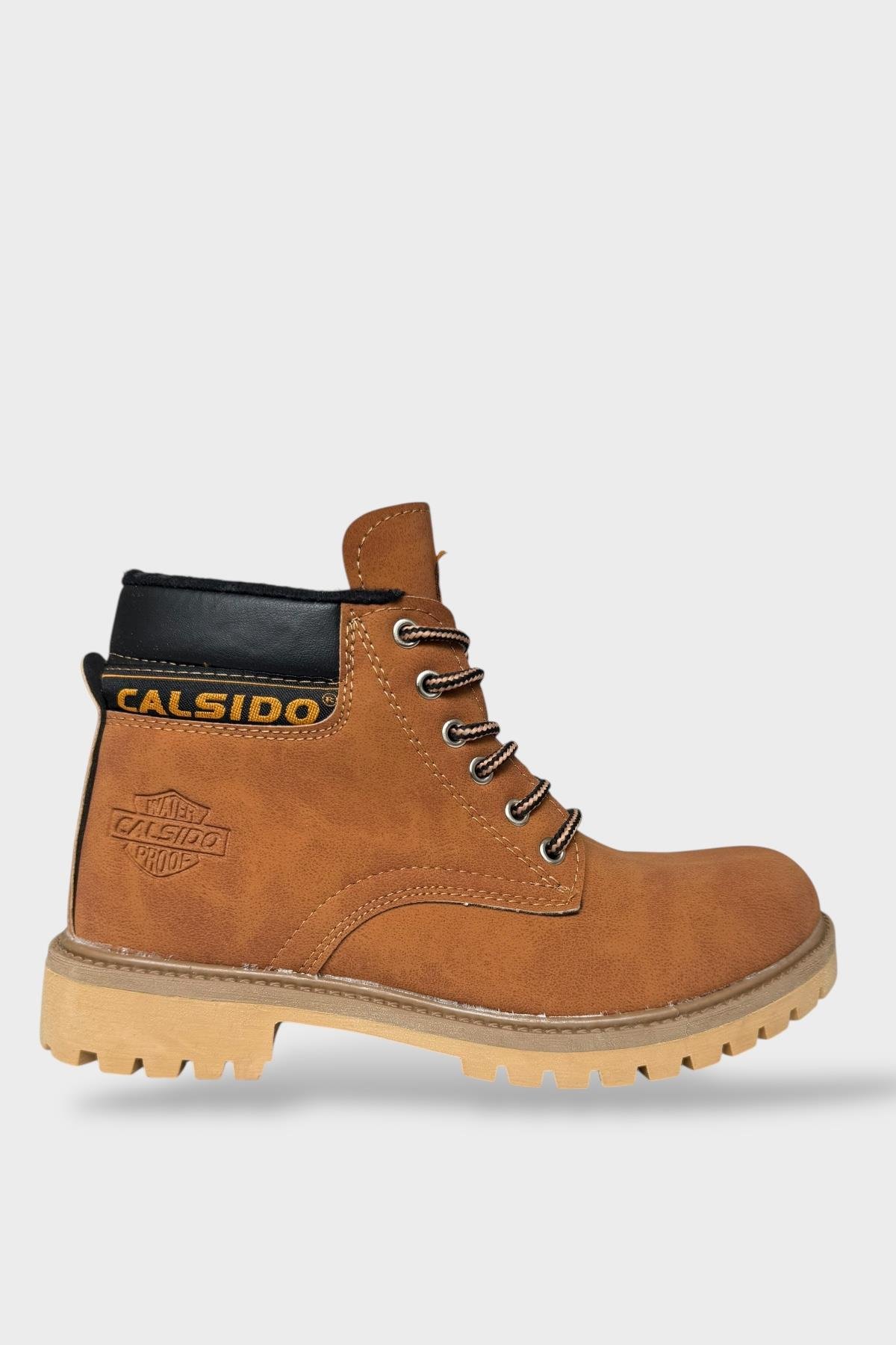 Unisex Kışlık Soğuk Geçirmez Kaydırmaz Taban Günlük Bağcıklı Bot TARÇIN - Görsel 2