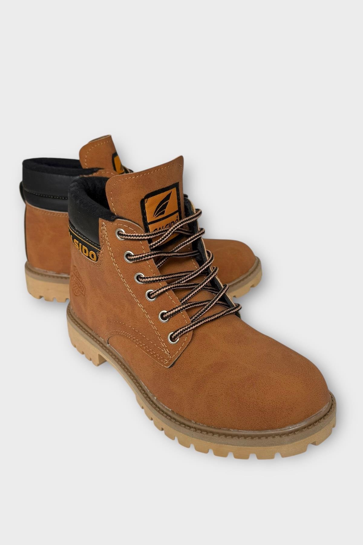 Unisex Kışlık Soğuk Geçirmez Kaydırmaz Taban Günlük Bağcıklı Bot TARÇIN - Görsel 3