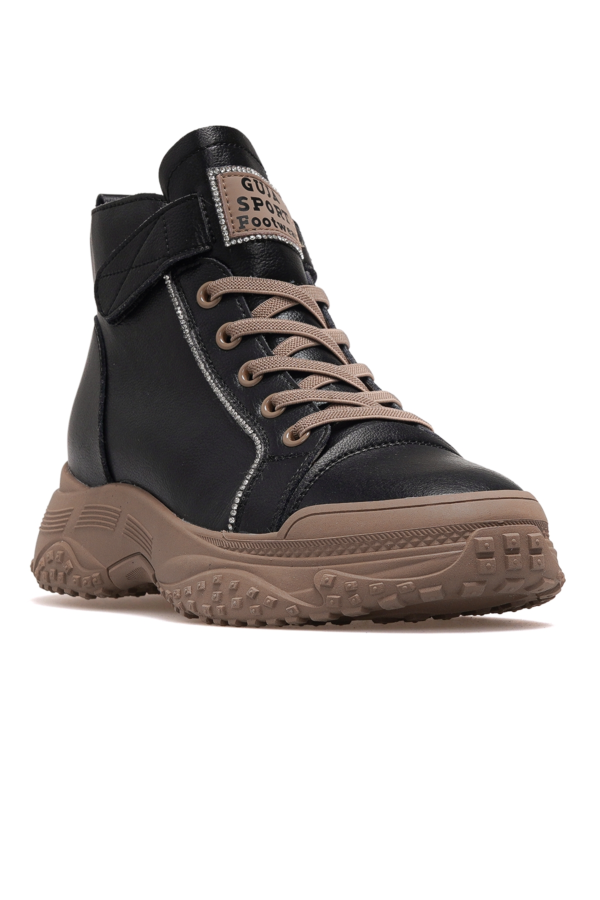 Kadın Deri Sneaker Bot 25k 25k310-5 Z Kömür - Görsel 5