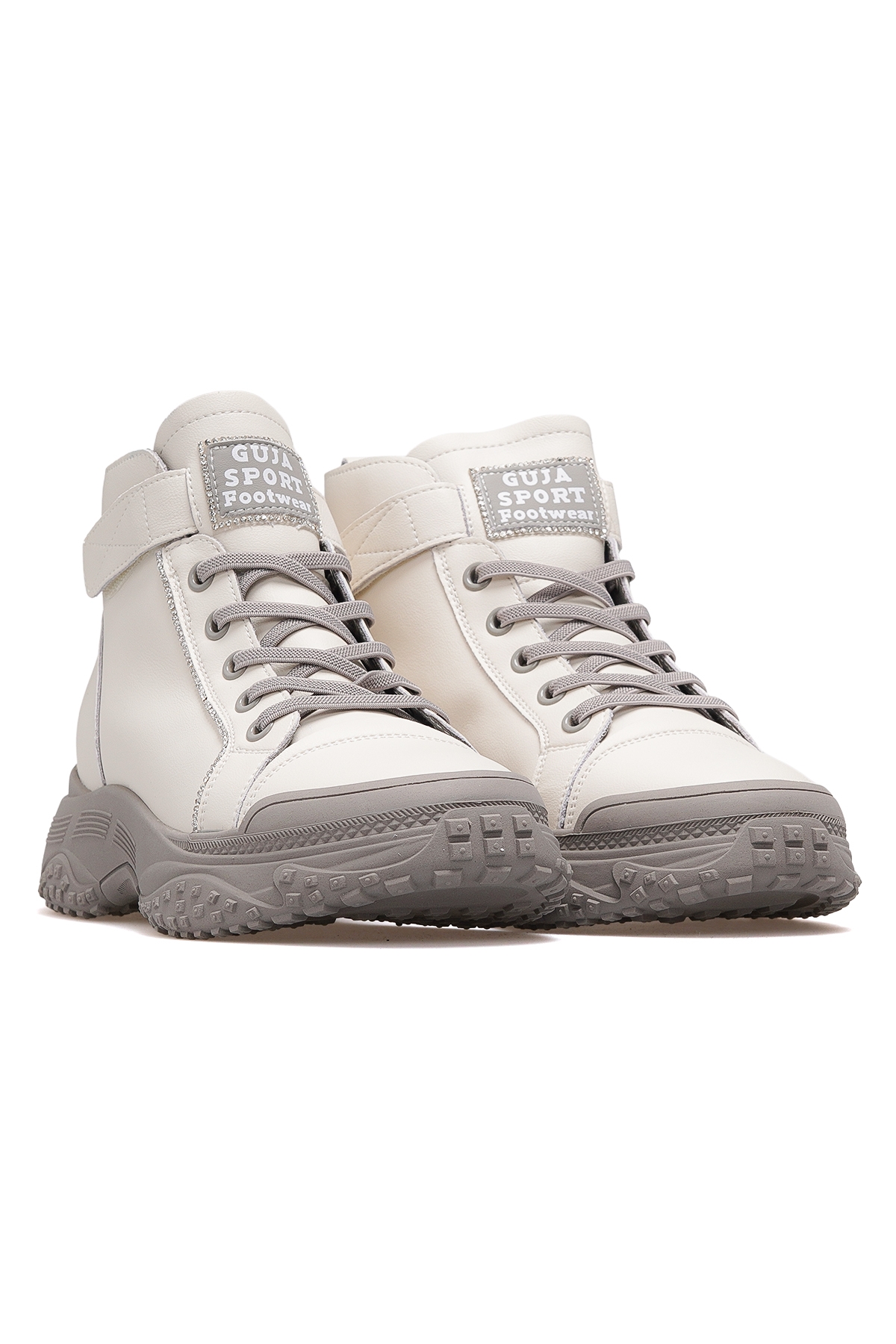 Kadın Deri Sneaker Bot 25k 25k310-5 Z Gri - Görsel 6