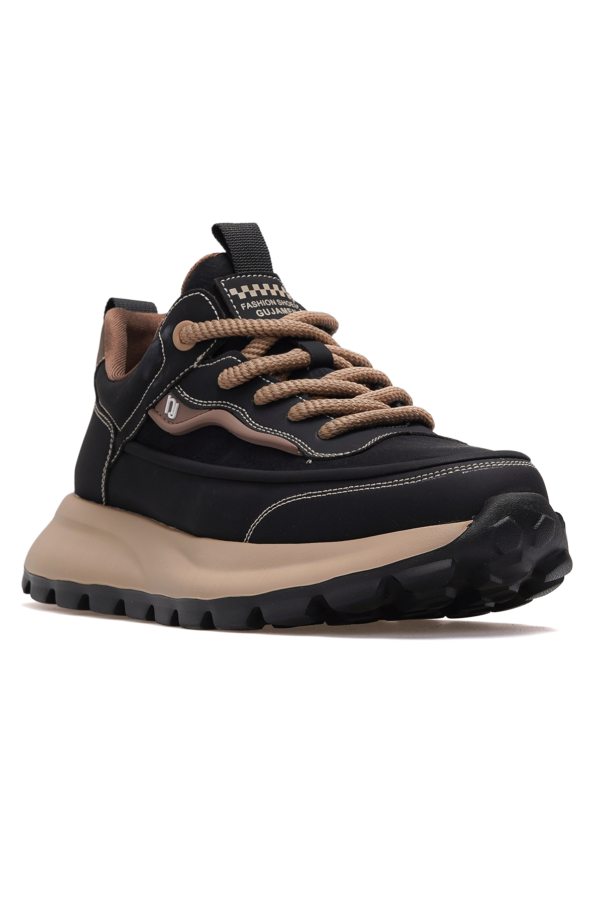 Erkek Günlük Hafif Sneaker Ayakkabı 25k 25k501-1 M Siyah - Görsel 5