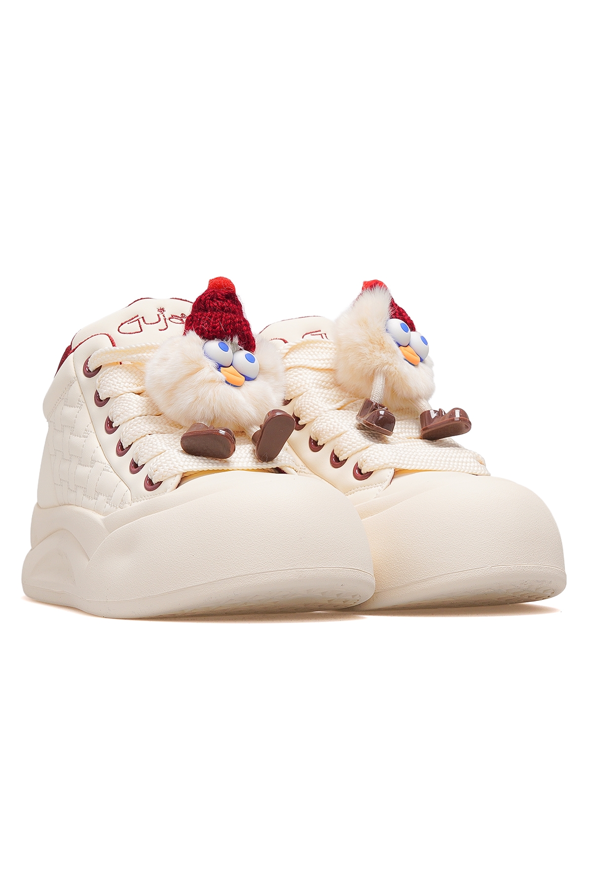 Kadın Deri Gizli Dolgu Topuk Günlük Bot 25k 25k426-1 Z Bordo - Görsel 6