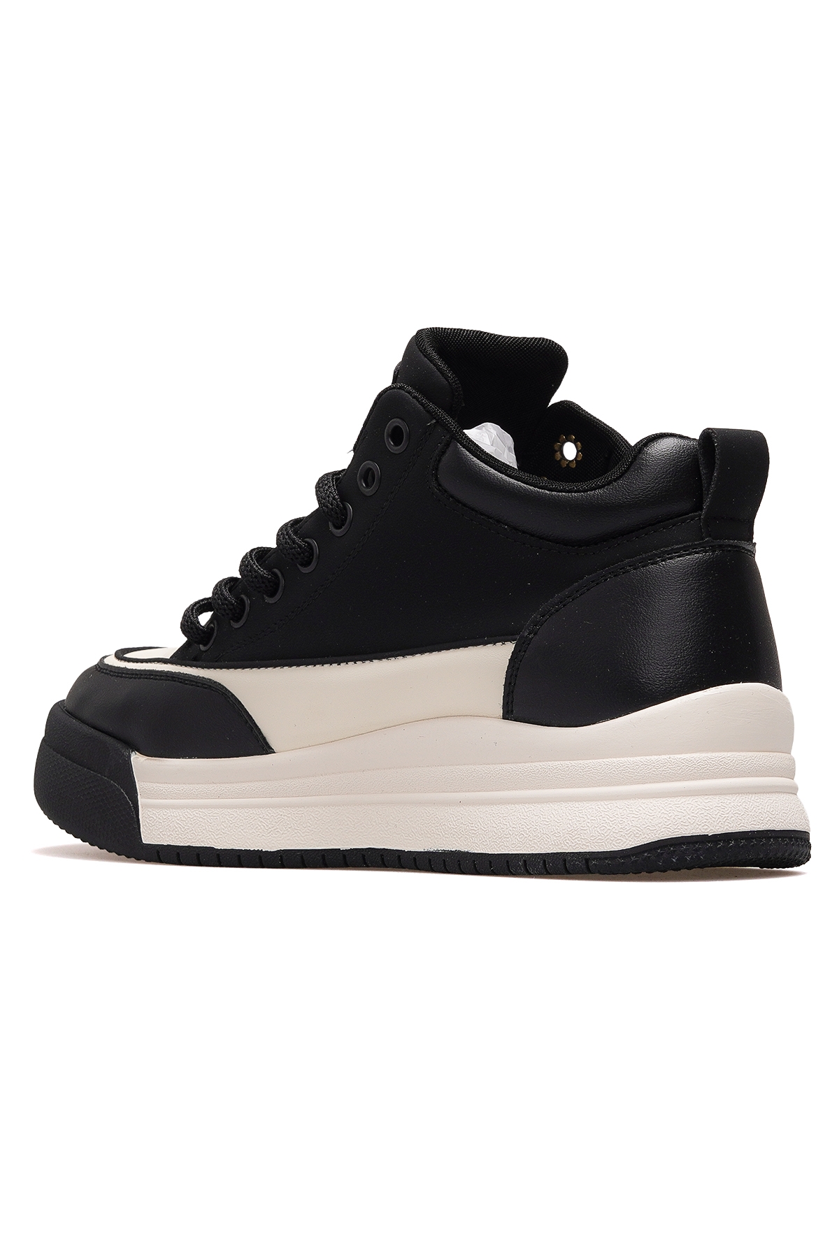 Kadın Deri Sneaker Bot 25k 25k301-1 Z Siyah - Görsel 4