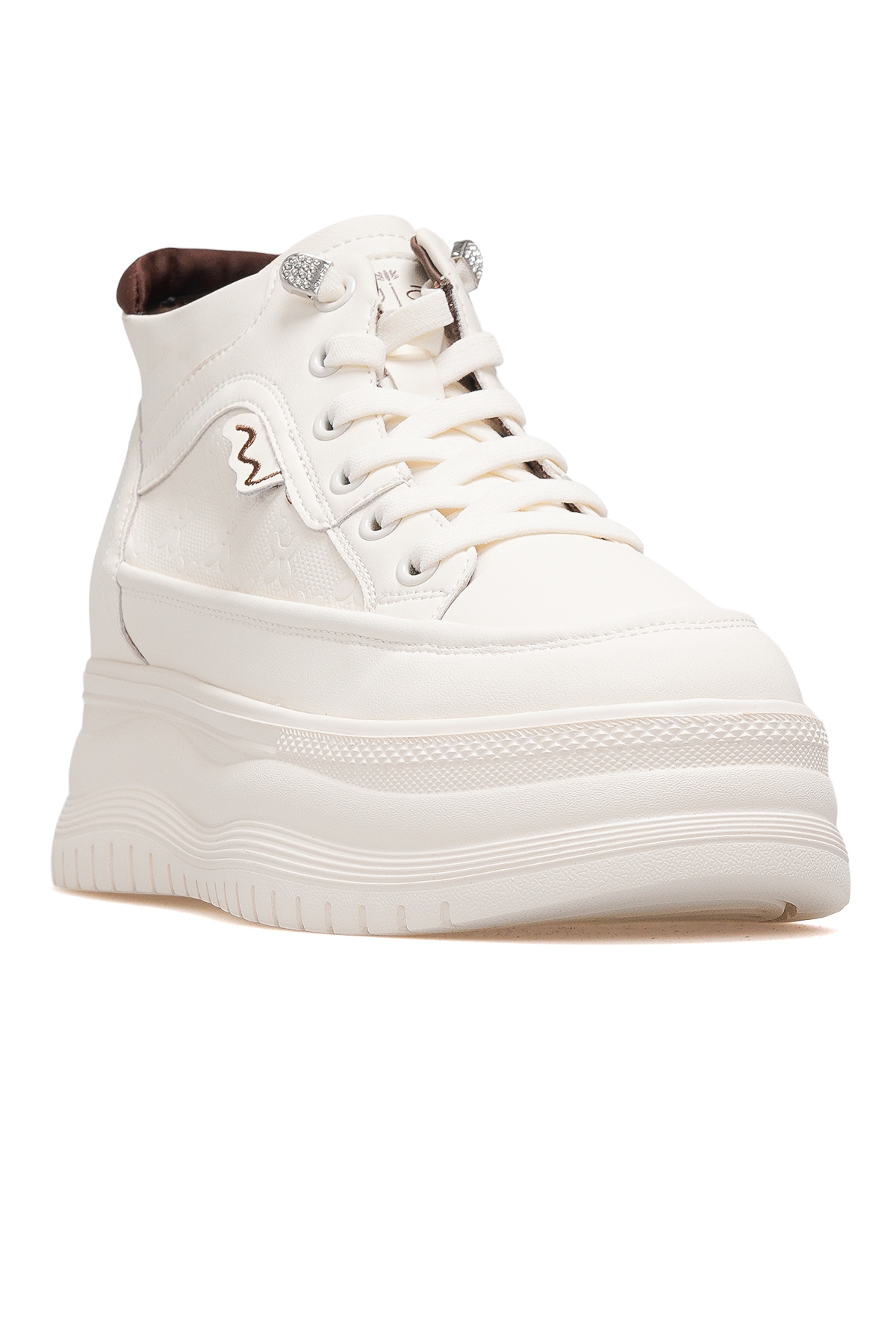 Kadın Sneaker Günlük Bot 25k 25k313-2 Z Bej - Görsel 5