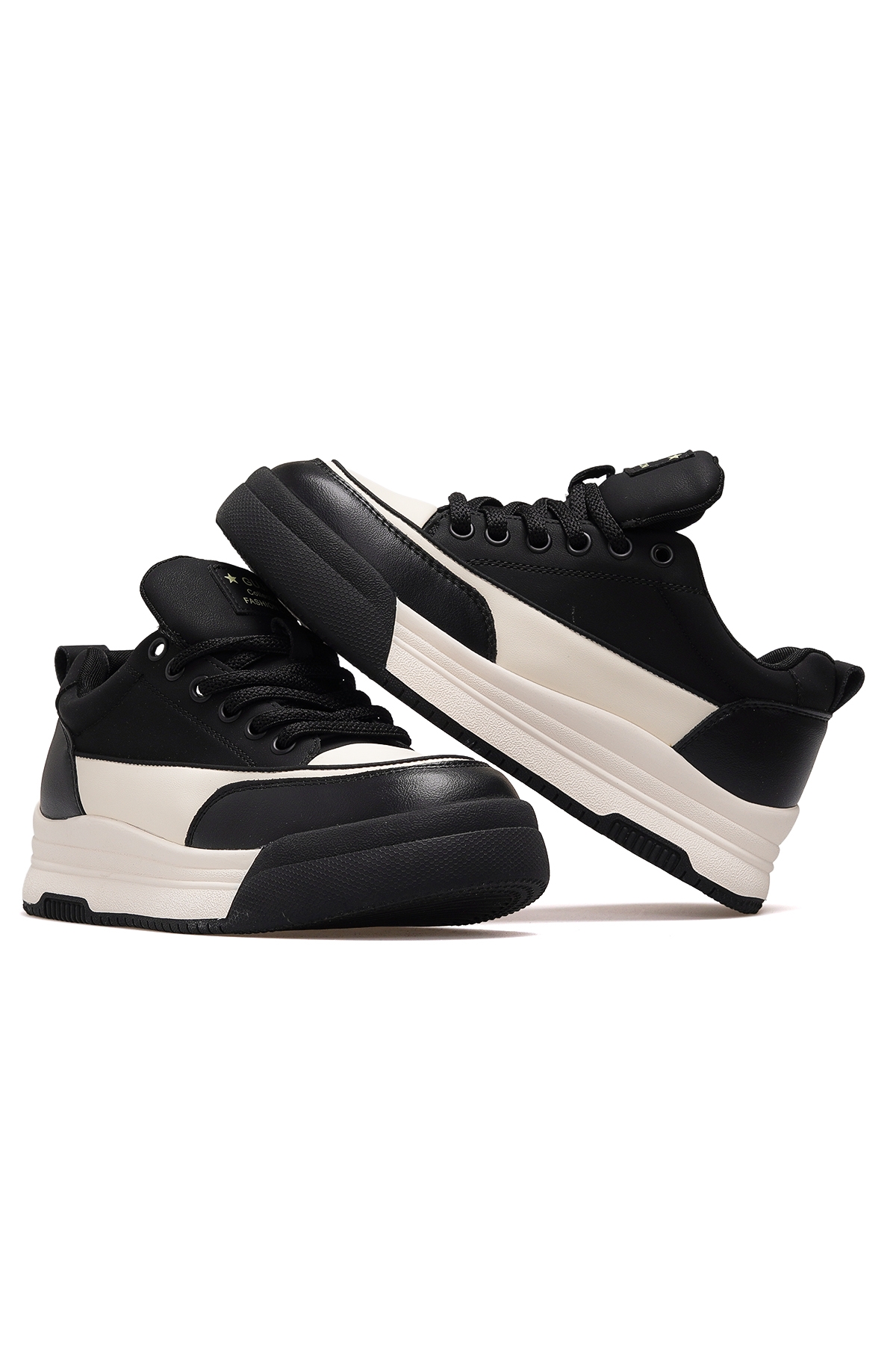 Kadın Deri Sneaker Bot 25k 25k301 Z Siyah - Görsel 7