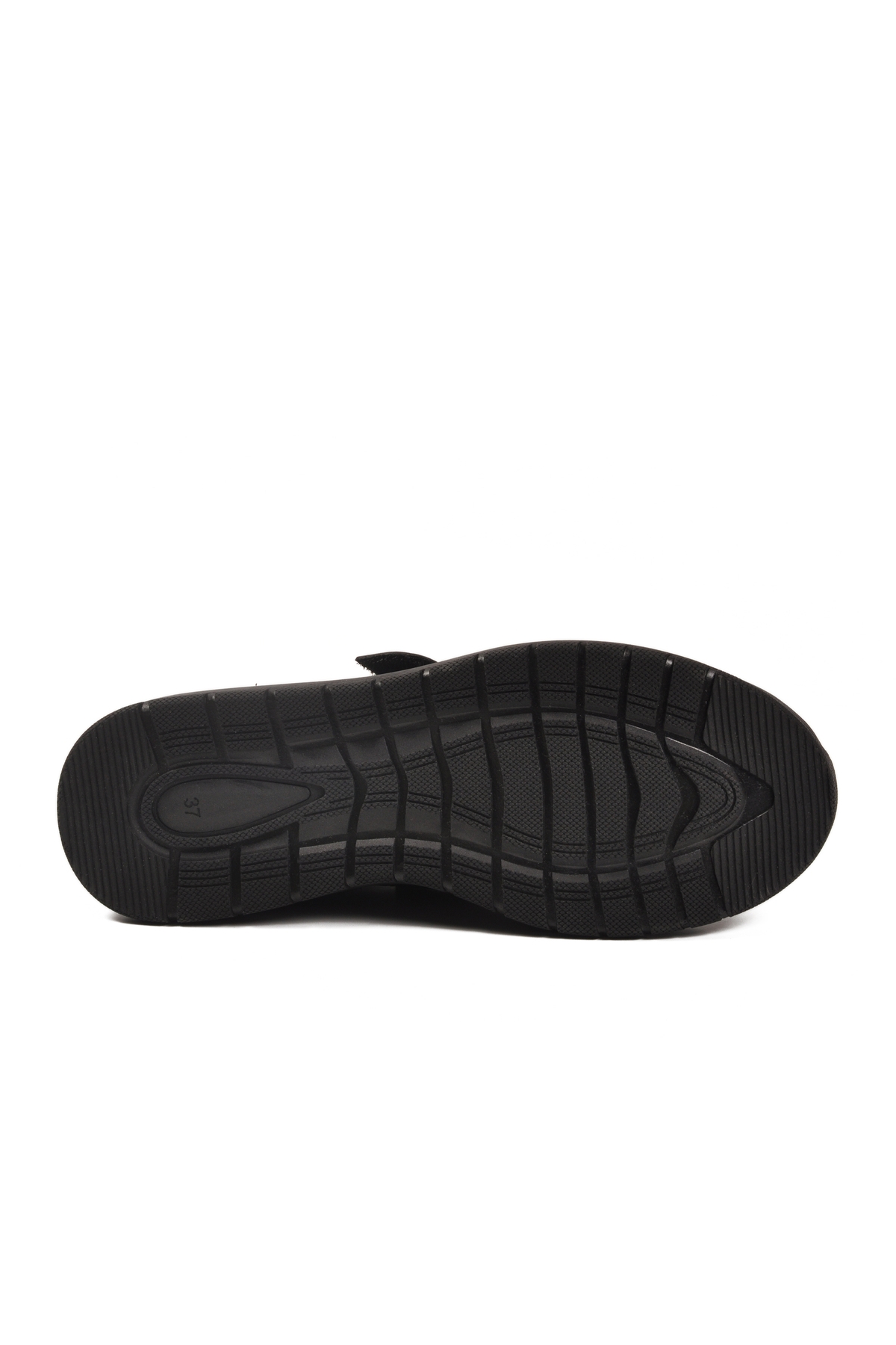 Siyah Cırtlı Hakiki Deri Kadın Casual Ayakkabı 058-Ç Z - Görsel 6