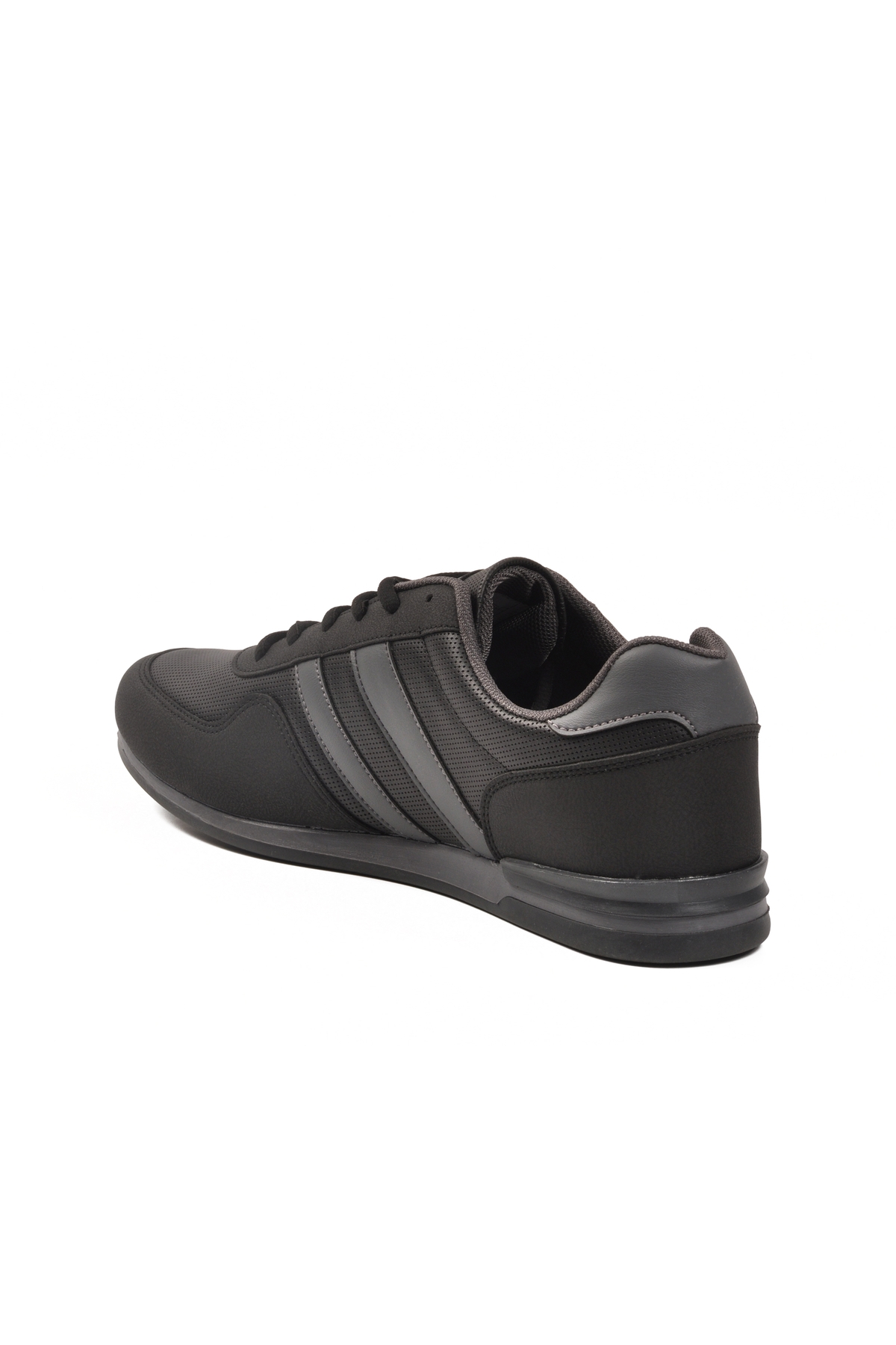 Siyah Büyük Numara Cilt Erkek Spor Ayakkabı Omega Int M - Görsel 5