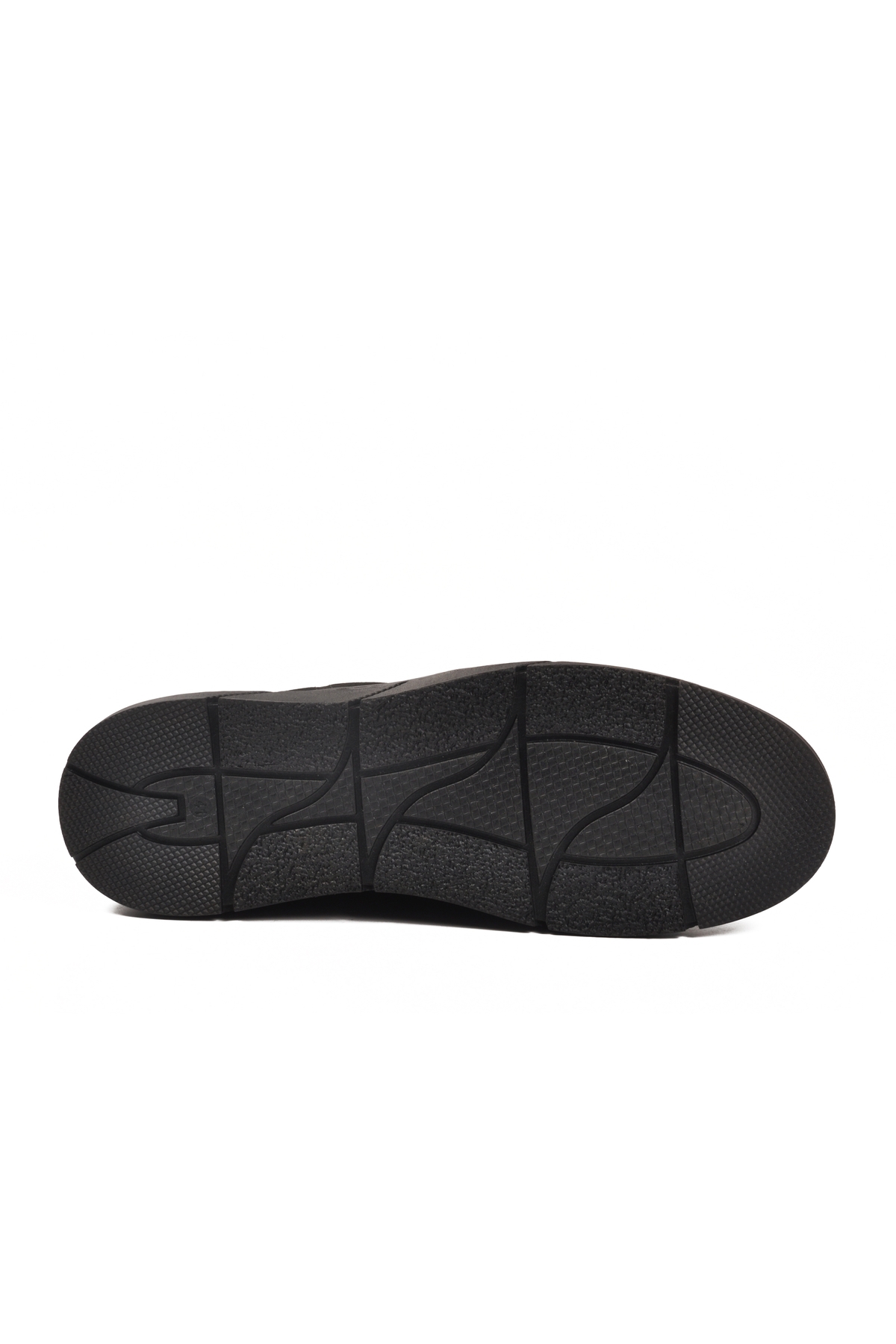 Siyah Nubuk Hakiki Deri Lastik Bağcıklı Erkek Casual Ayakkabı 137 M - Görsel 6