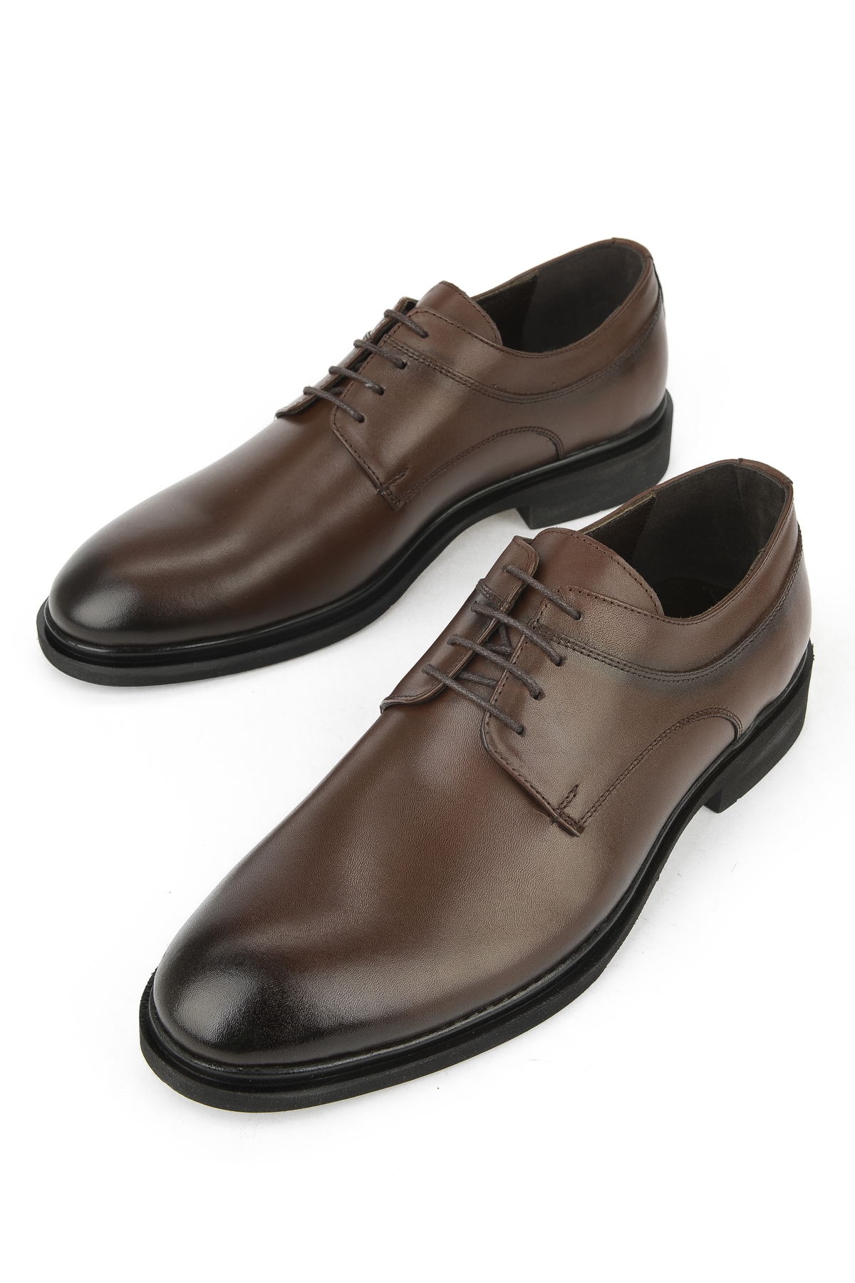 Erkek Hakiki Deri Klasik Ayakkabı 1531056Z4615 Kahve - Görsel 6