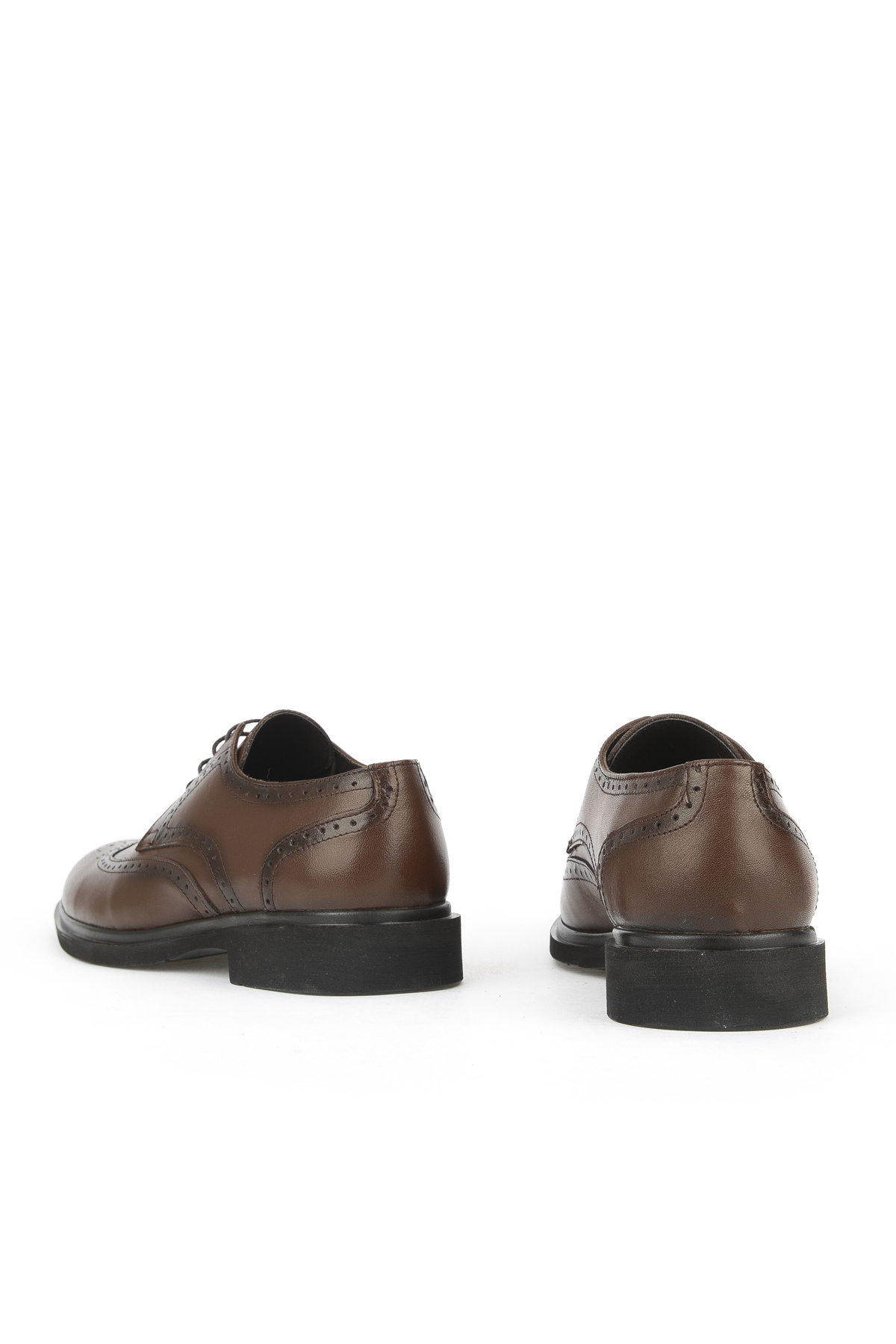 Erkek Hakiki Deri Klasik Ayakkabı 1531056Z4613 Kahve - Görsel 4