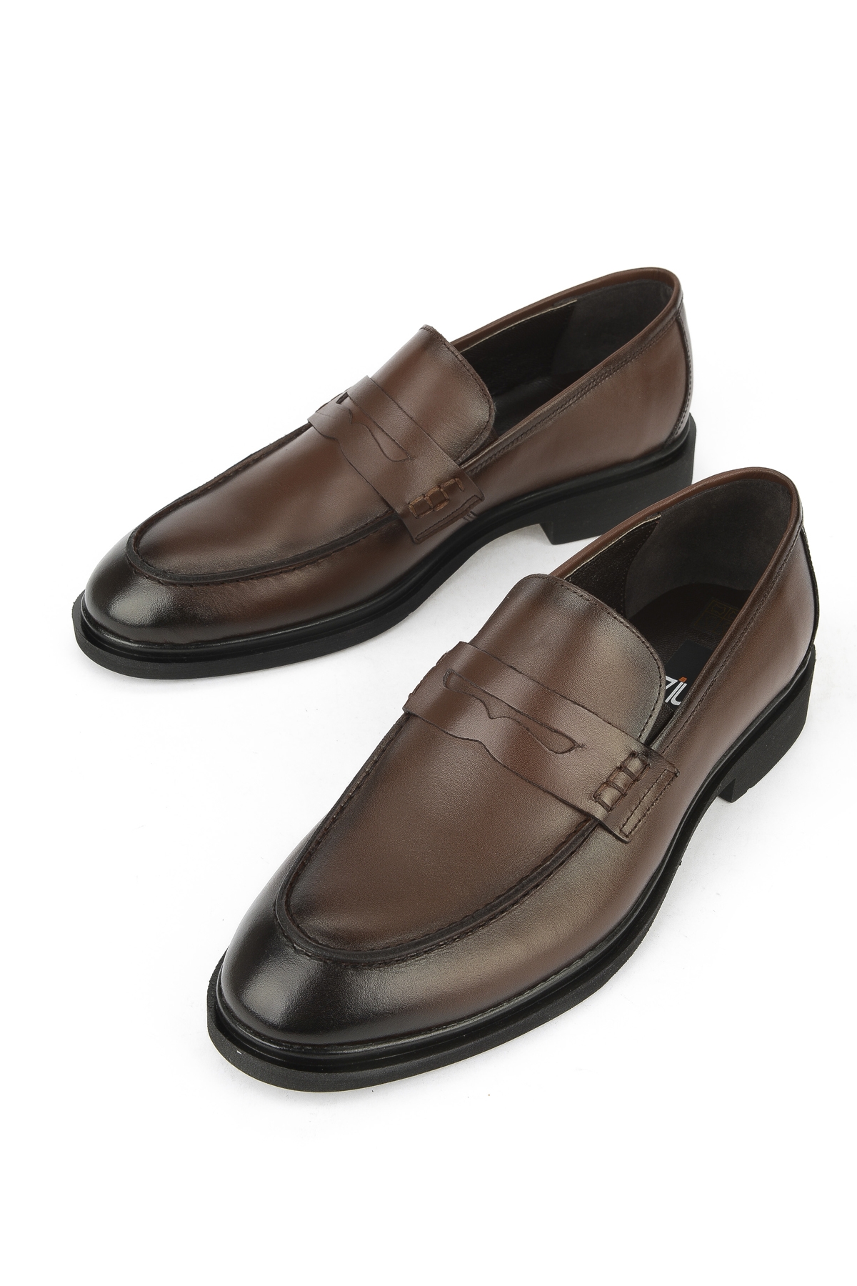 Erkek Hakiki Deri Klasik Ayakkabı 1531056Z4612 Kahve - Görsel 6
