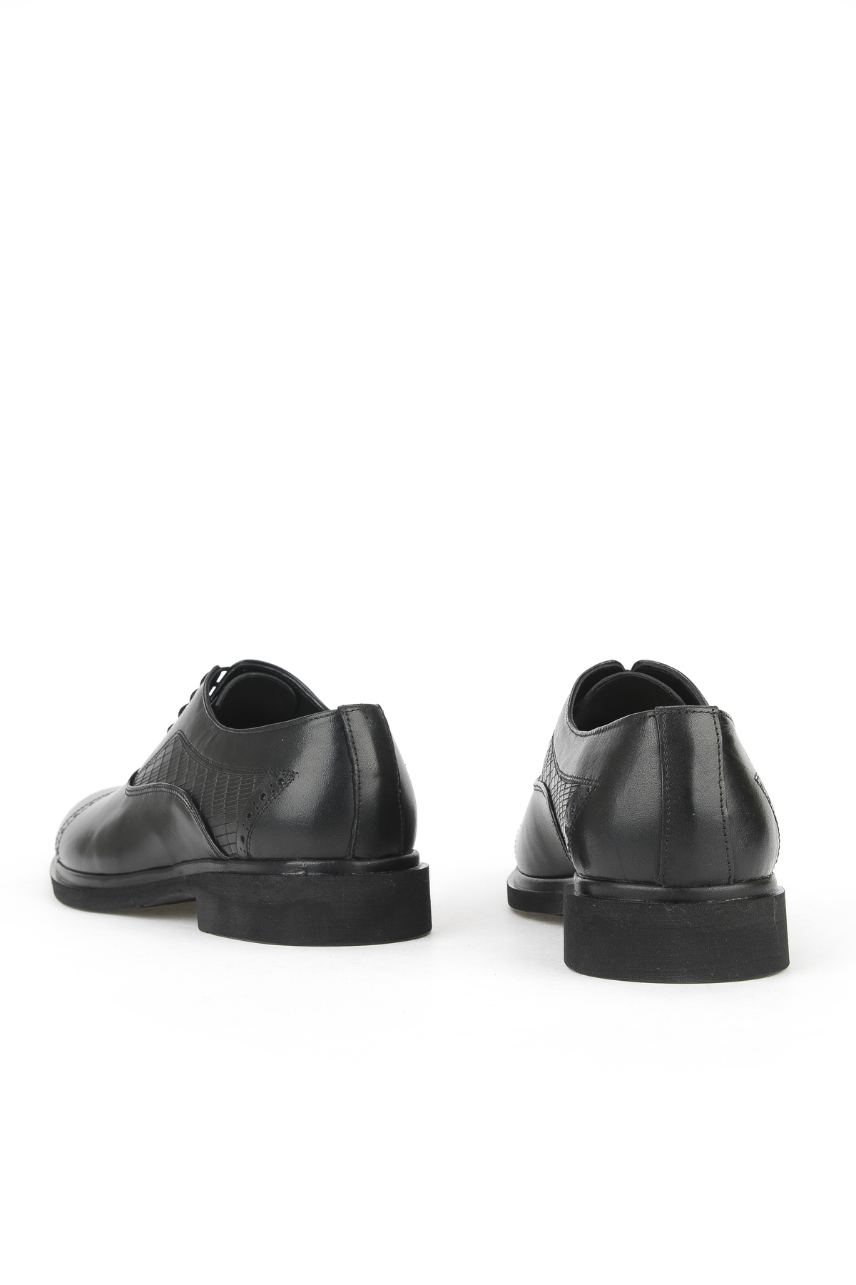 Erkek Hakiki Deri Klasik Ayakkabı 1531056Z4616 Siyah - Görsel 4