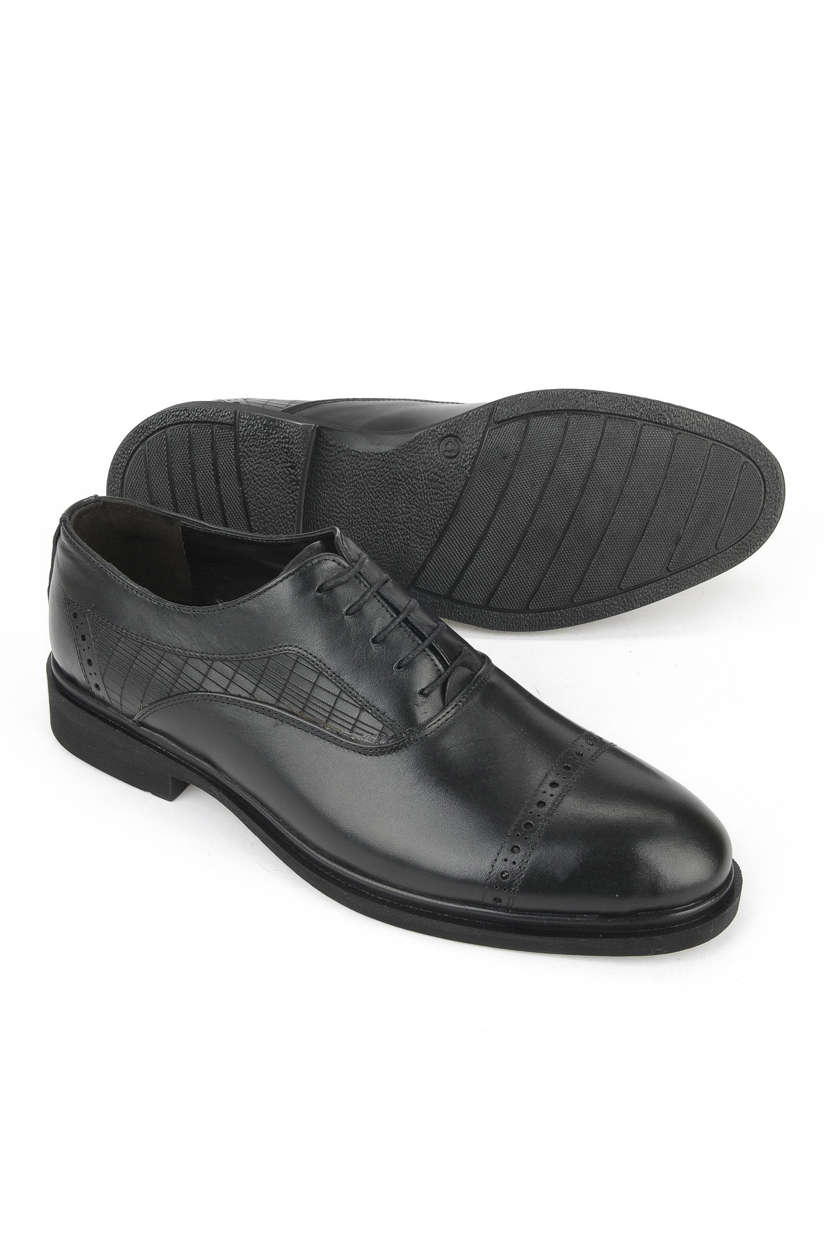 Erkek Hakiki Deri Klasik Ayakkabı 1531056Z4616 Siyah - Görsel 5