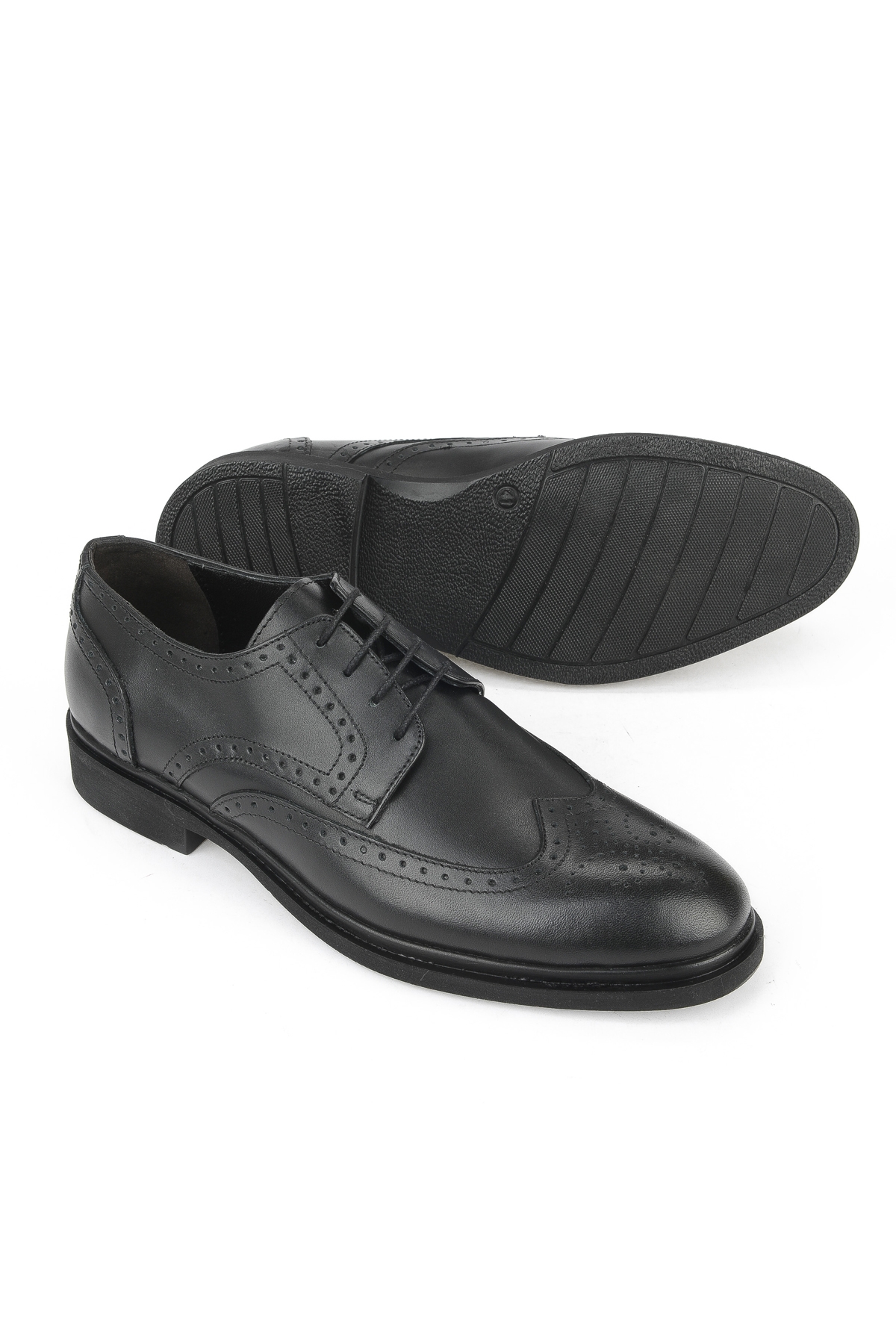 Erkek Hakiki Deri Klasik Ayakkabı 1531056Z4613 Siyah - Görsel 5