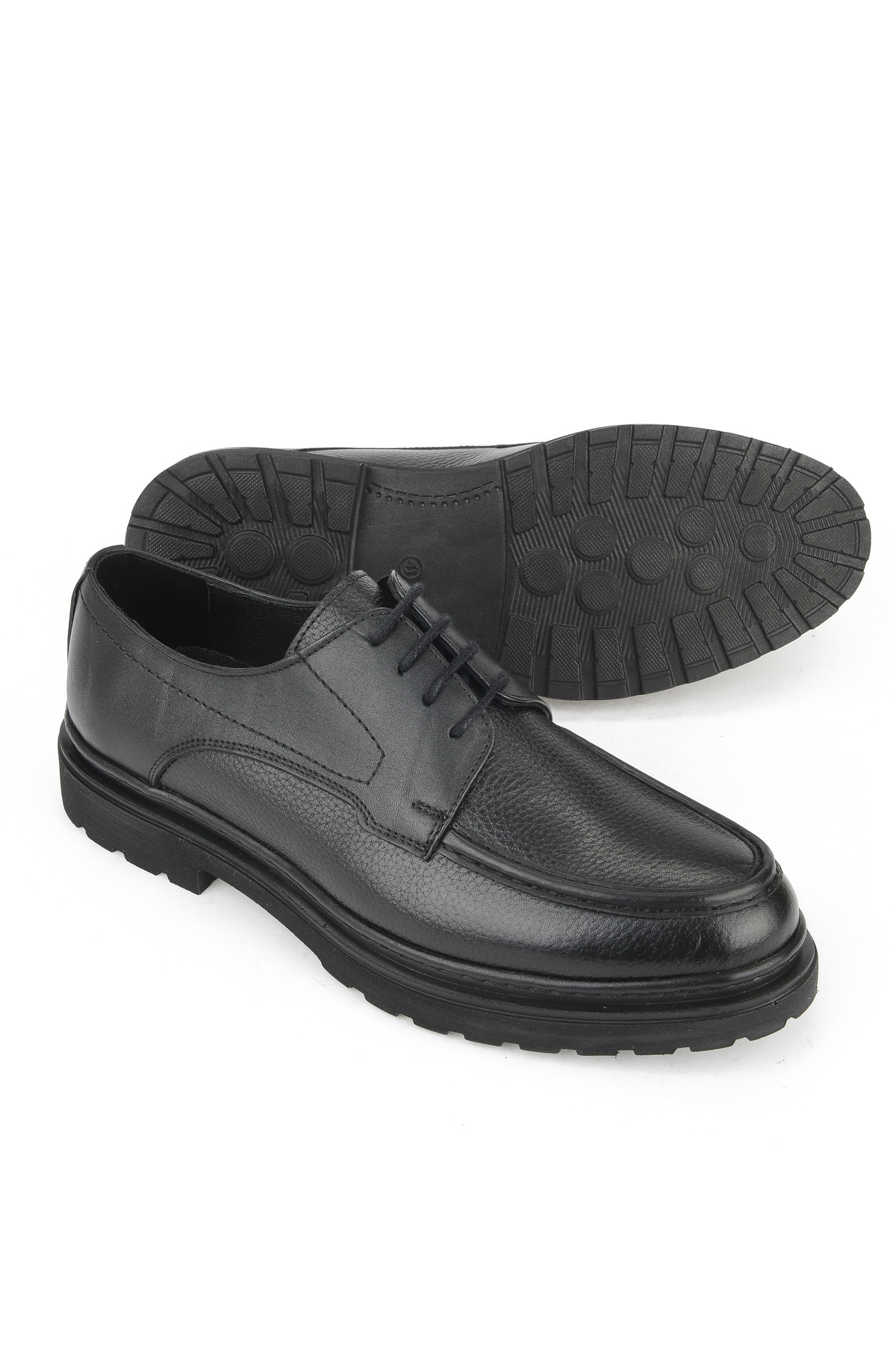 Erkek Hakiki Deri Klasik Ayakkabı 1531056Z4617 Siyah - Görsel 5
