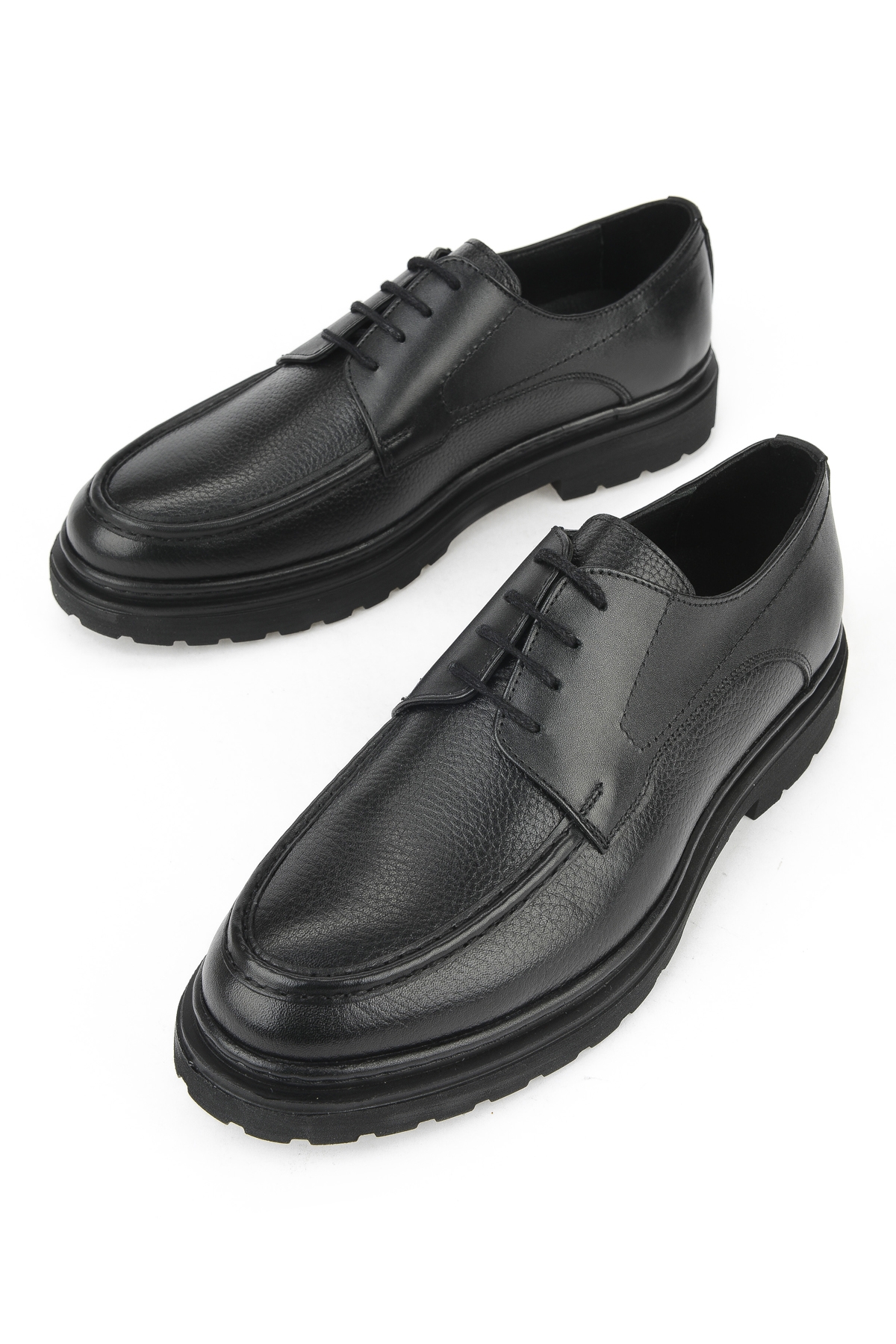 Erkek Hakiki Deri Klasik Ayakkabı 1531056Z4617 Siyah - Görsel 6