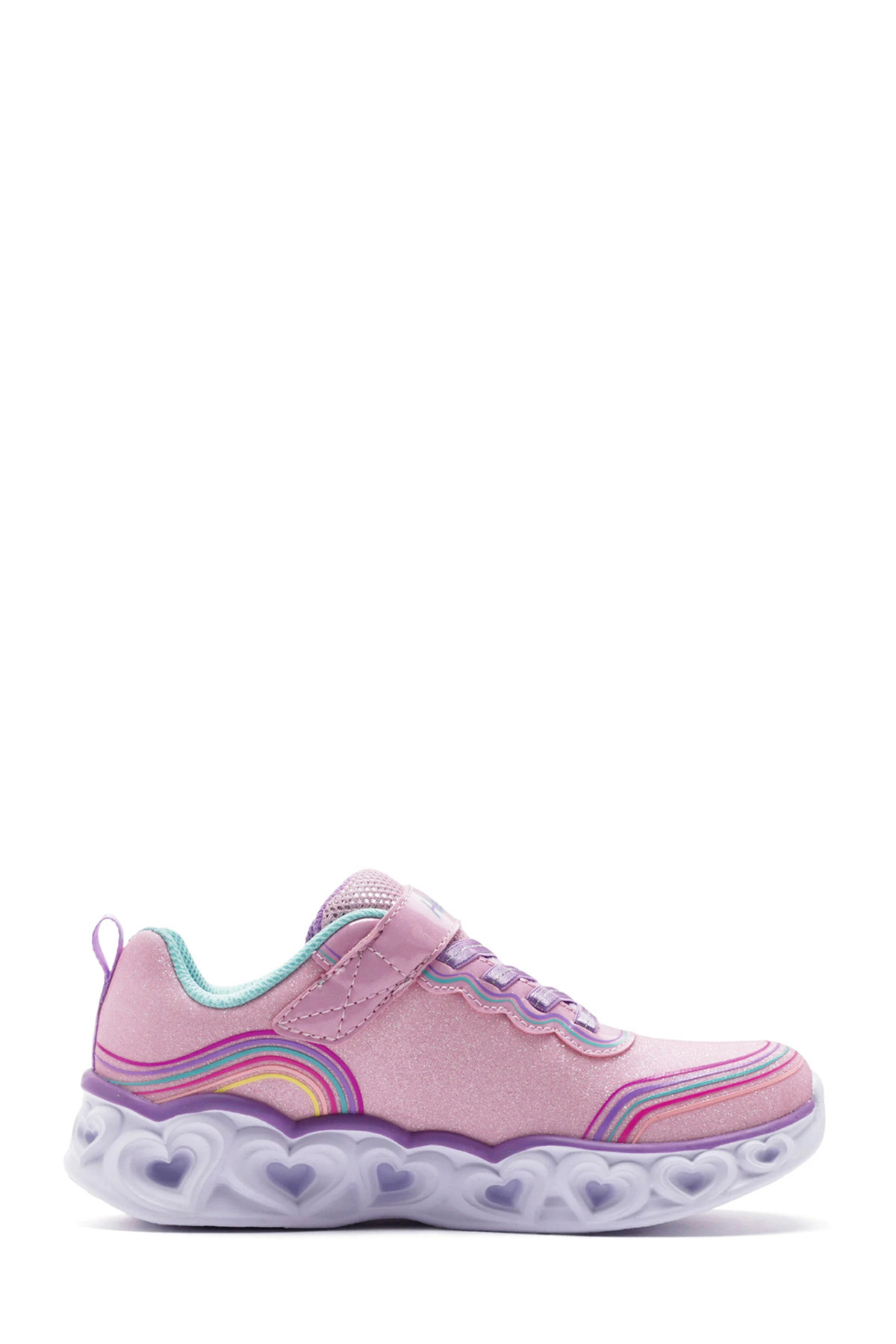 Skechers HEART LIGHTS Pembe Kız Çocuk Sneaker - Görsel 4
