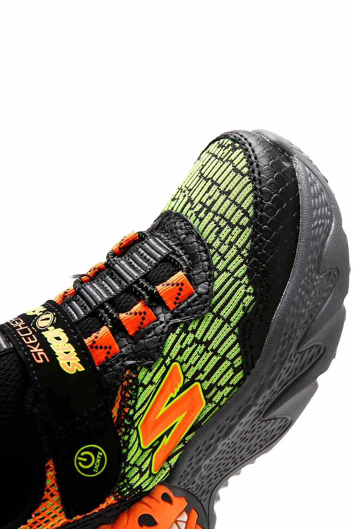 Skechers DINO-LIGHTS Siyah Erkek Çocuk Sneaker - Görsel 6