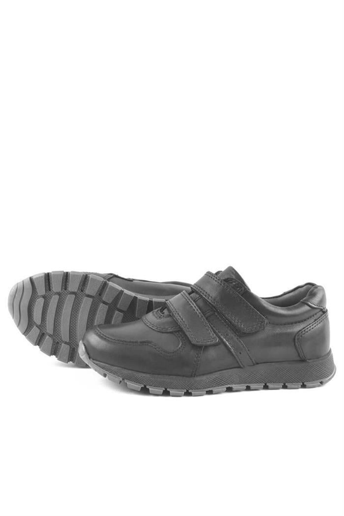 Siyah Cırtlı Erkek Çocuk Spor Okul Ayakkabı - Görsel 3