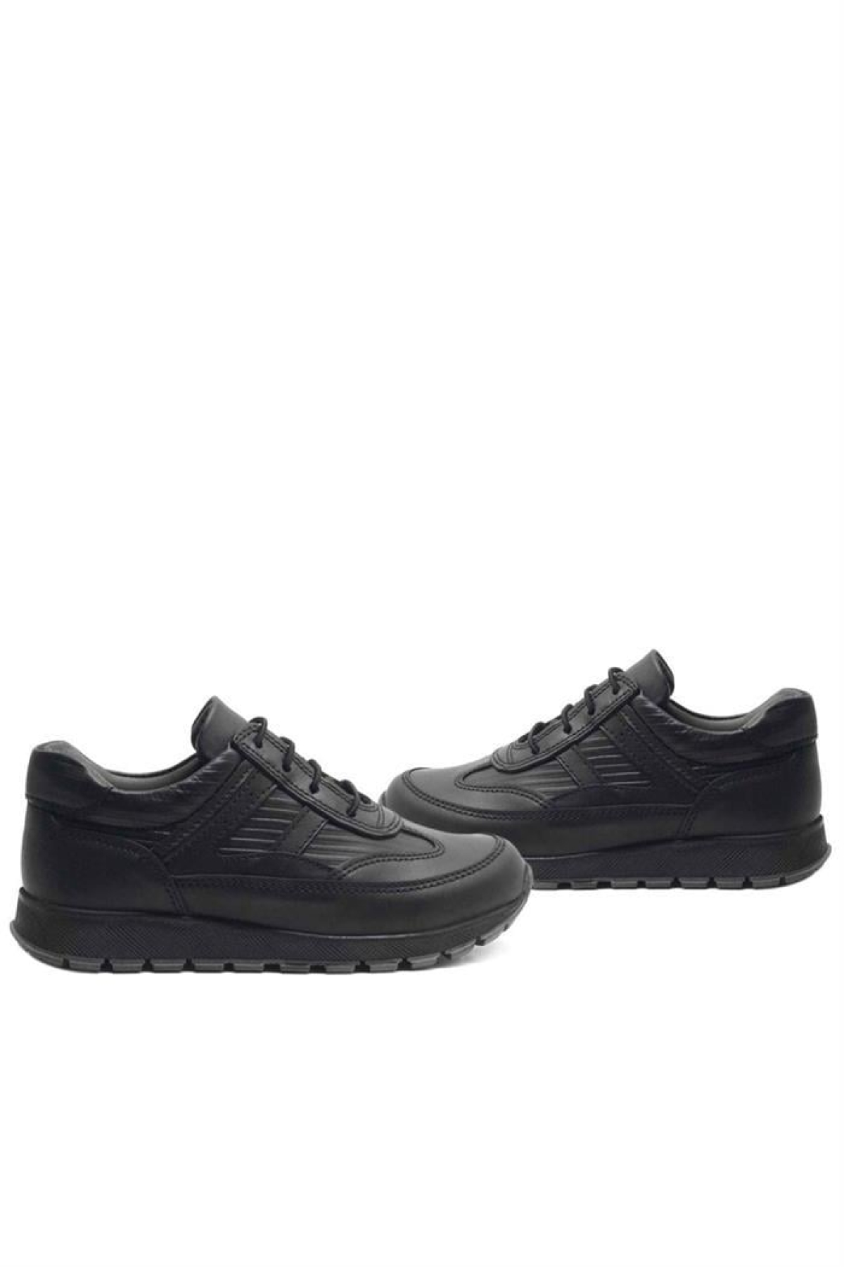 Hakiki Deri Siyah Bağcıklı Erkek Çocuk Spor Okul Ayakkabı - Görsel 7