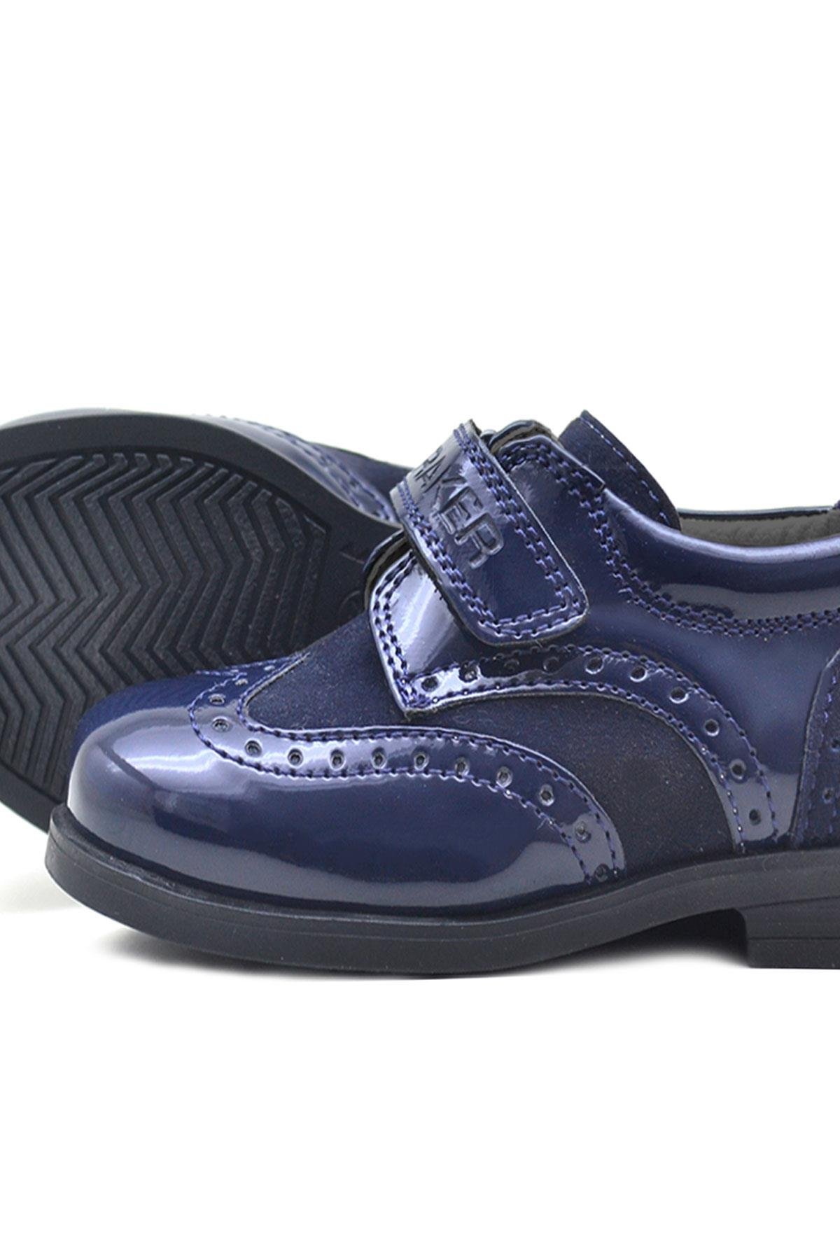 Titan Rugan Süet Cırtlı Klasik Erkek Bebek Ayakkabı - Görsel 7