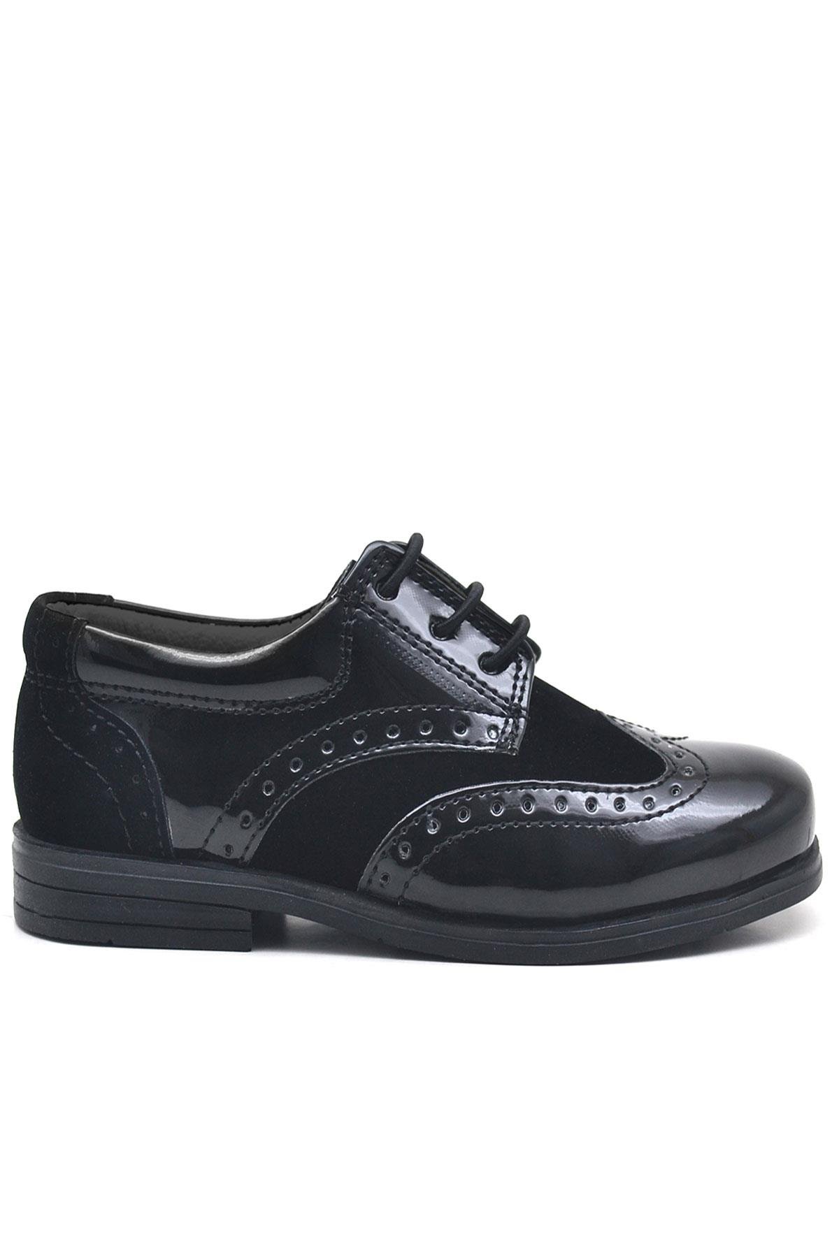 Titan Rugan Bağcıklı Klasik Erkek Bebek Abiye Ayakkabı - Görsel 3