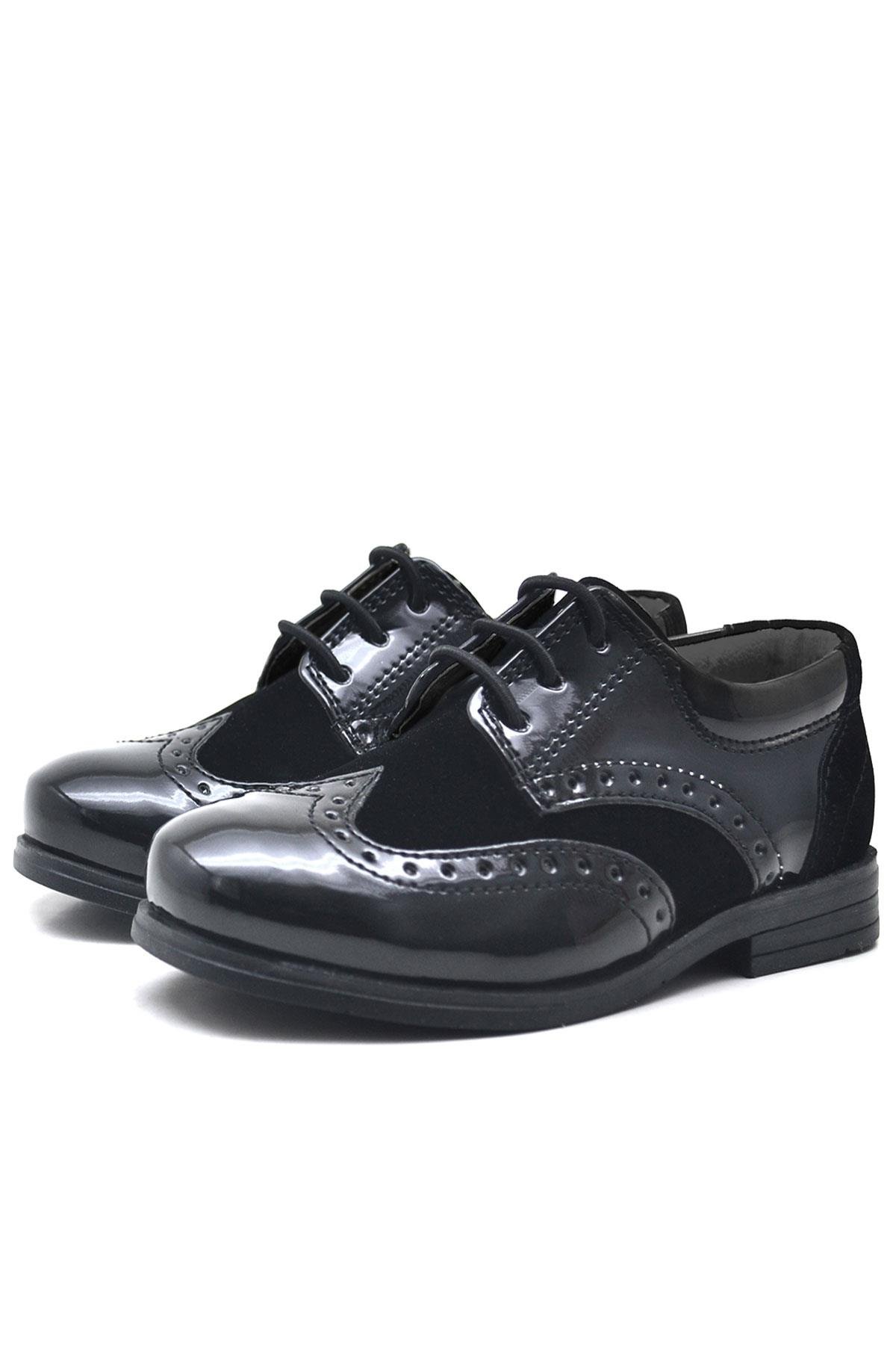 Titan Rugan Bağcıklı Klasik Erkek Bebek Abiye Ayakkabı - Görsel 4