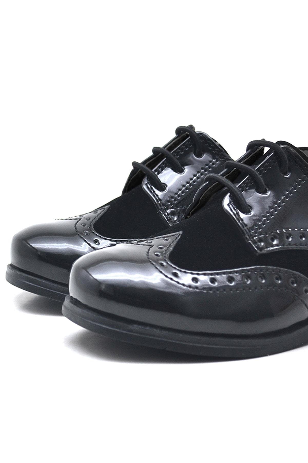 Titan Rugan Bağcıklı Klasik Erkek Bebek Abiye Ayakkabı - Görsel 6