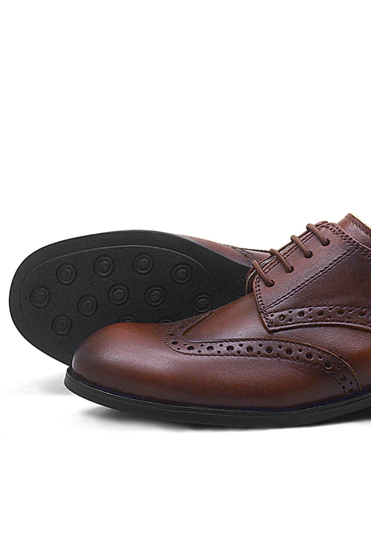 Titan Hakiki Deri Taba Klasik Erkek Çocuk Ayakkabısı - Görsel 8
