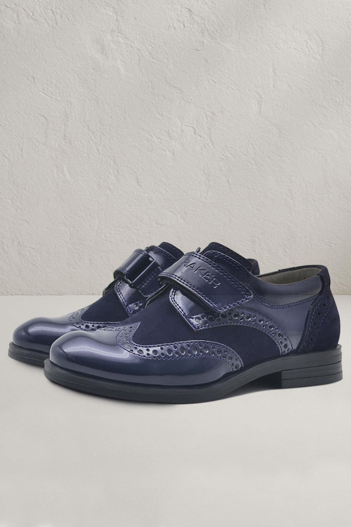 Titan Rugan Süet Cırt Cırtlı Klasik Erkek Çocuk Ayakkabı - Görsel 3