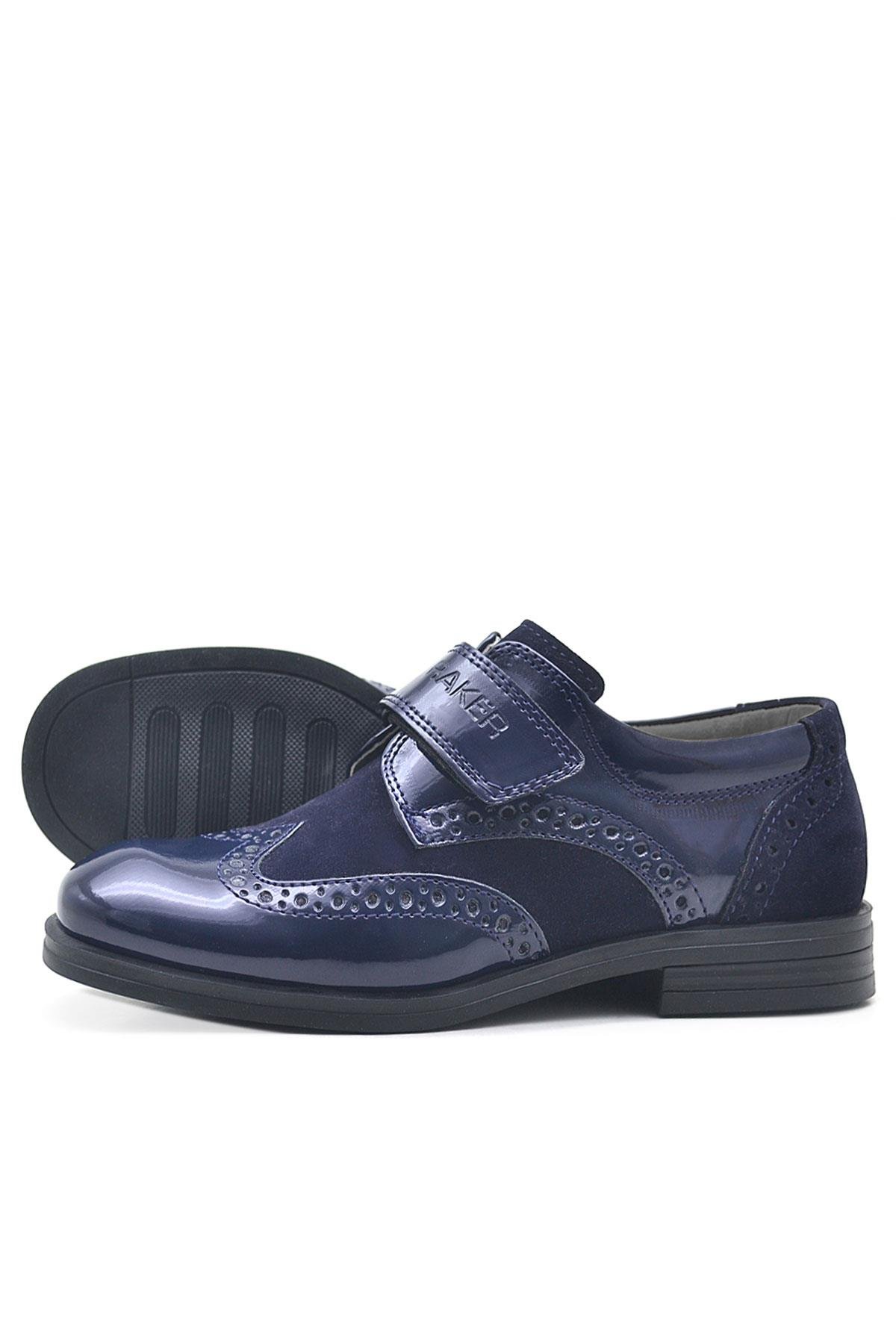 Titan Rugan Süet Cırt Cırtlı Klasik Erkek Çocuk Ayakkabı - Görsel 6