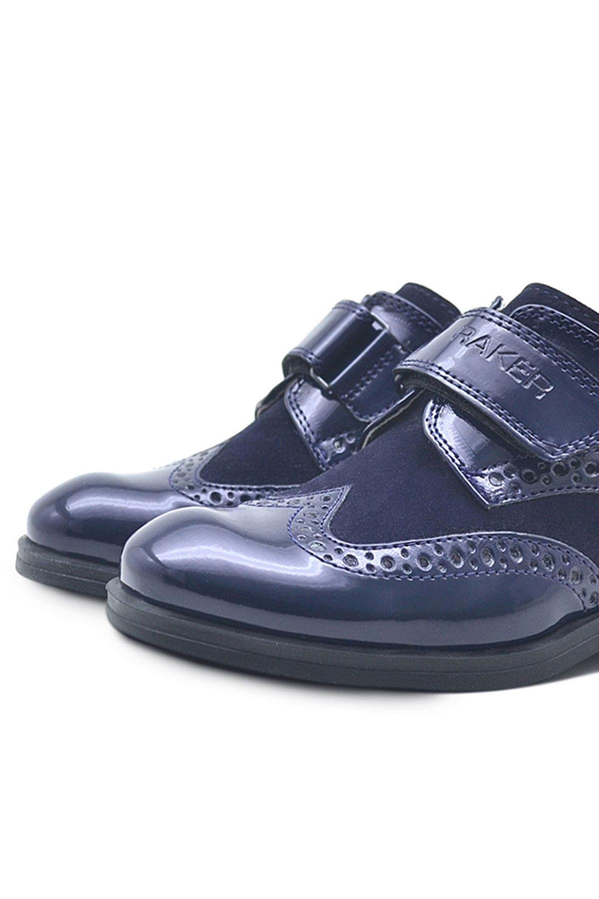 Titan Rugan Süet Cırt Cırtlı Klasik Erkek Çocuk Ayakkabı - Görsel 8