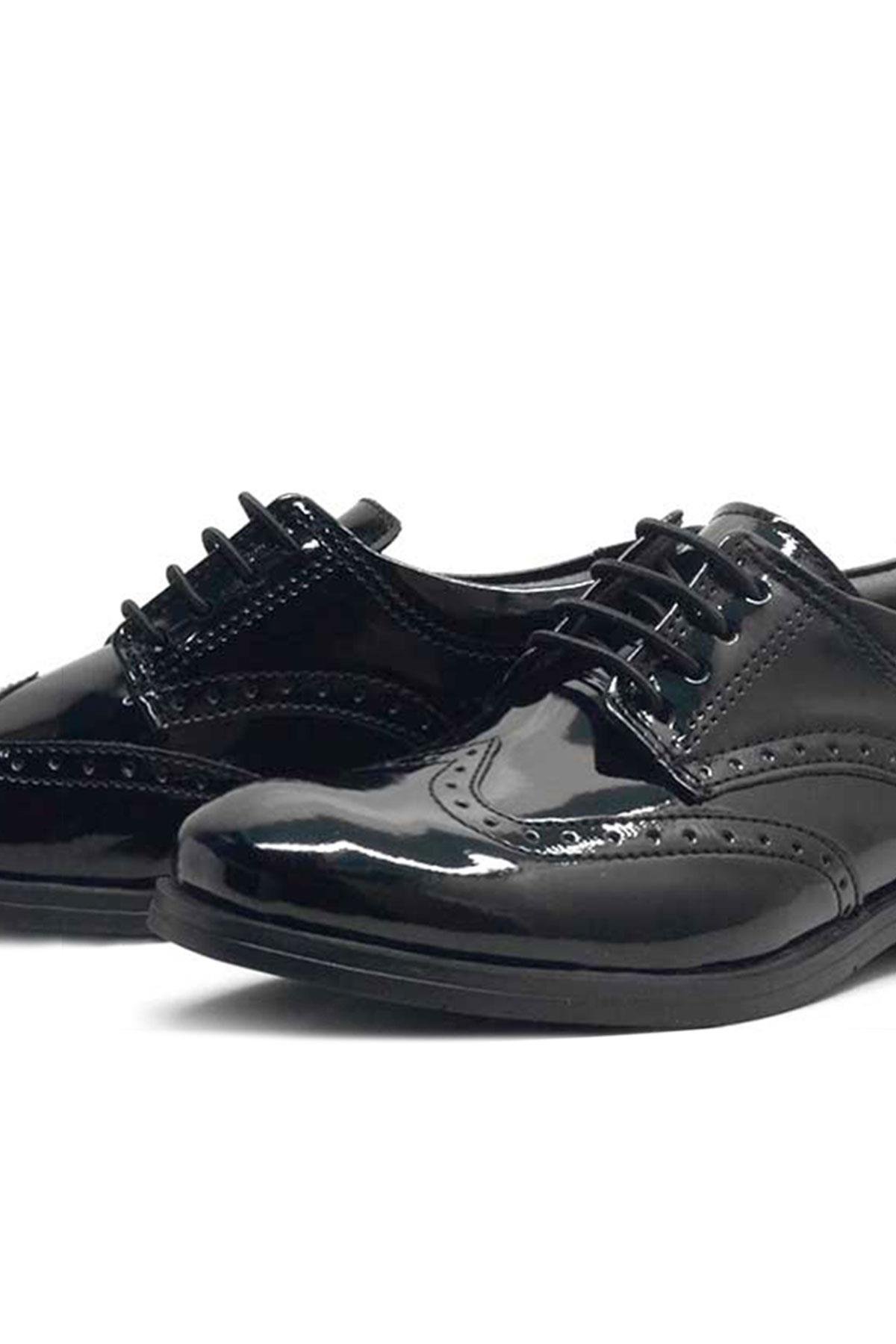 Titan Rugan Bağcıklı Klasik Erkek Çocuk Okul Ayakkabı - Görsel 6